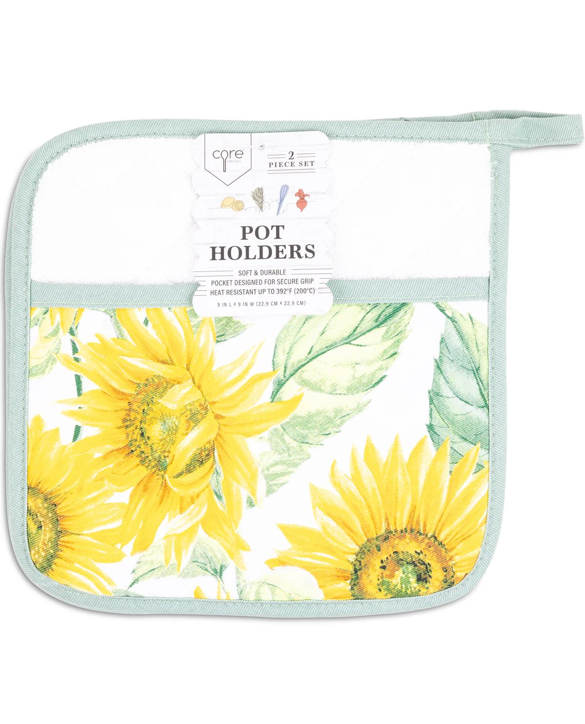 2 Pack Sunflower Potholder - Image 2