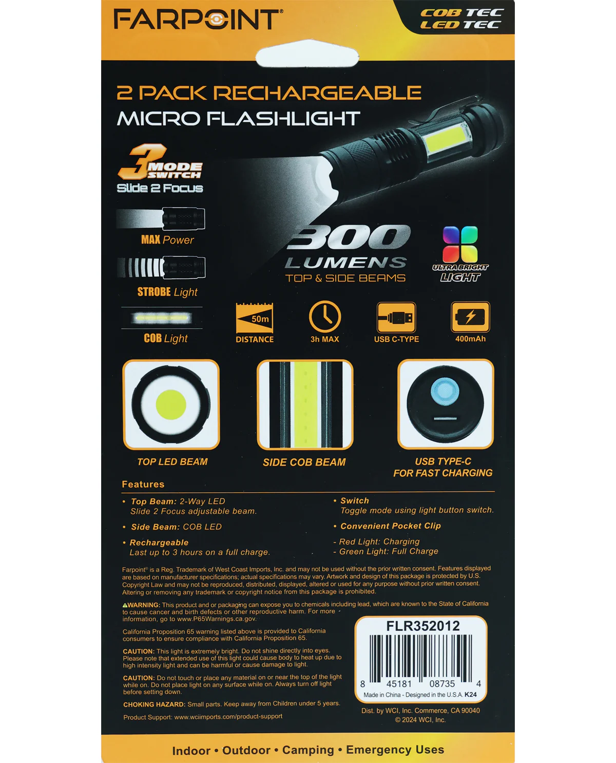 Rechargeable Micro Flashlight Set - Image 3