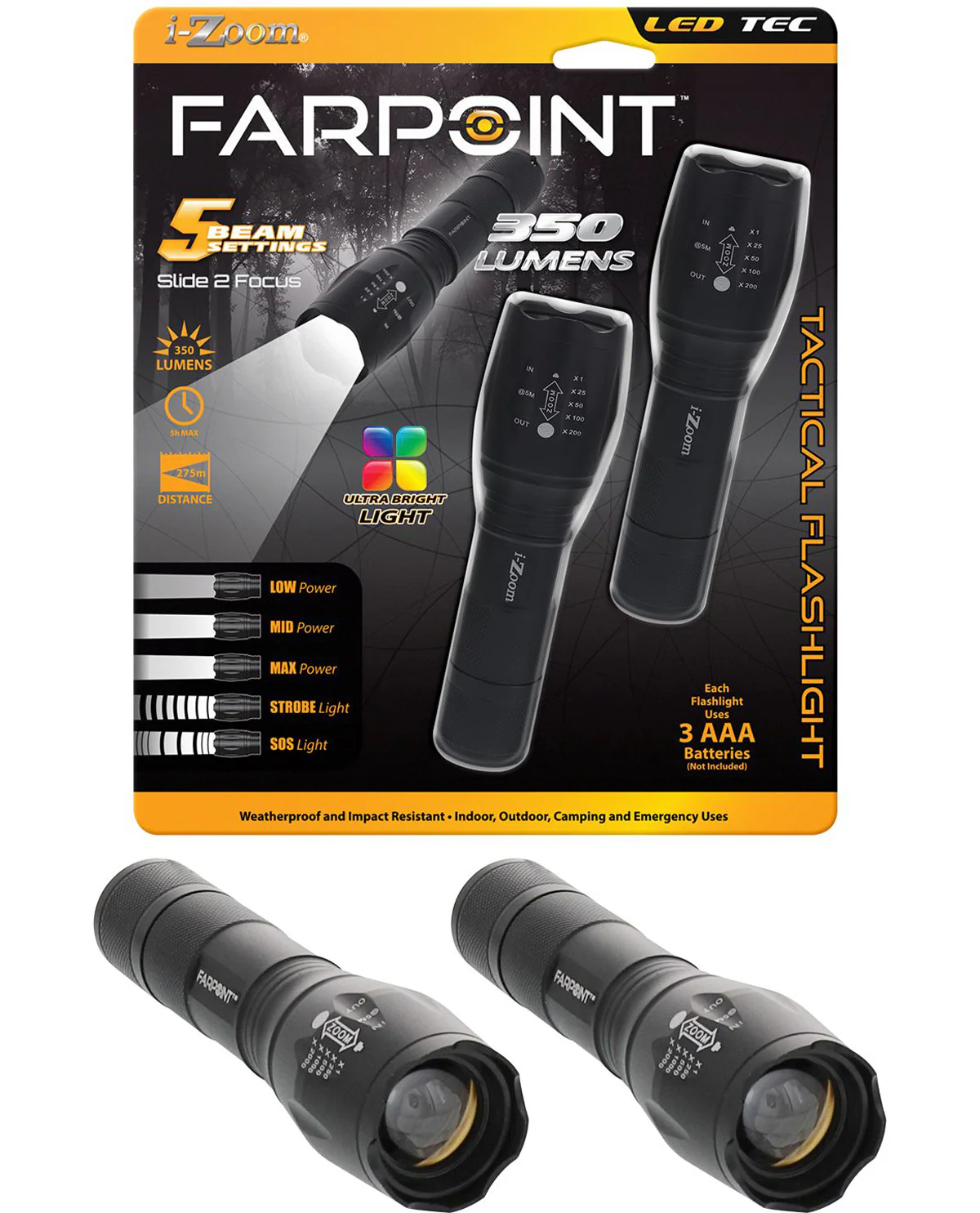 Farpoint Tactical Flashlight Set - Image 2