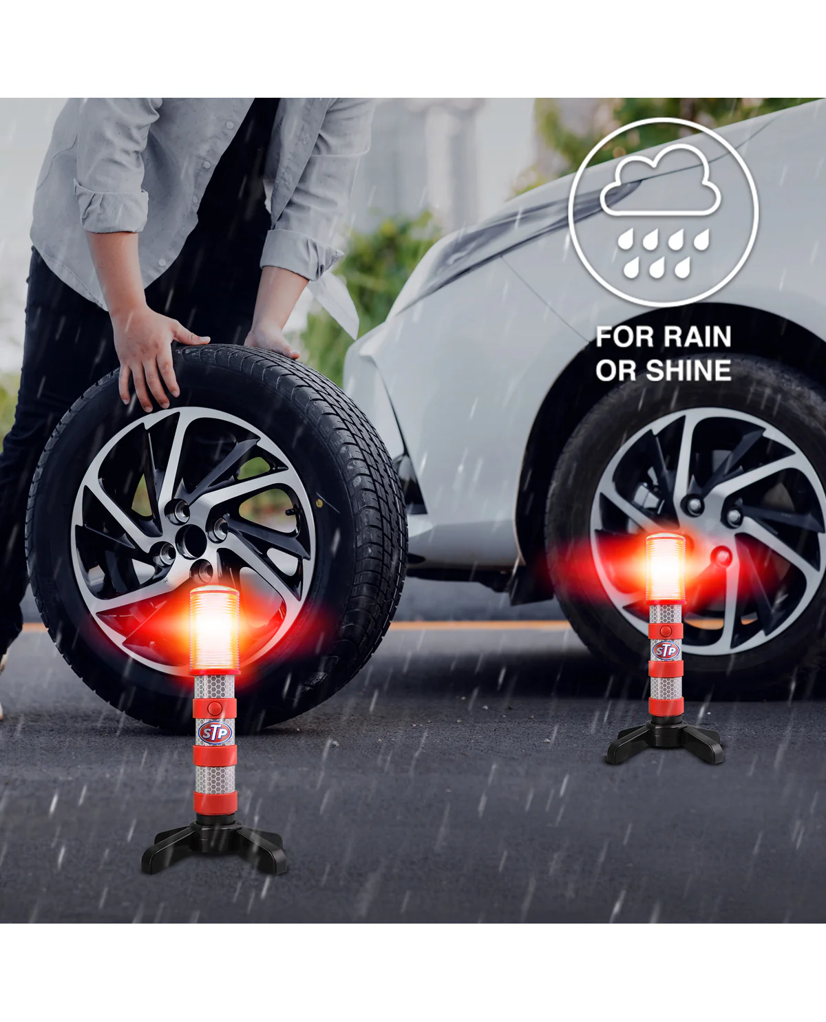 2pk Emergency Led Flares 3 Alert Modes - Image 2