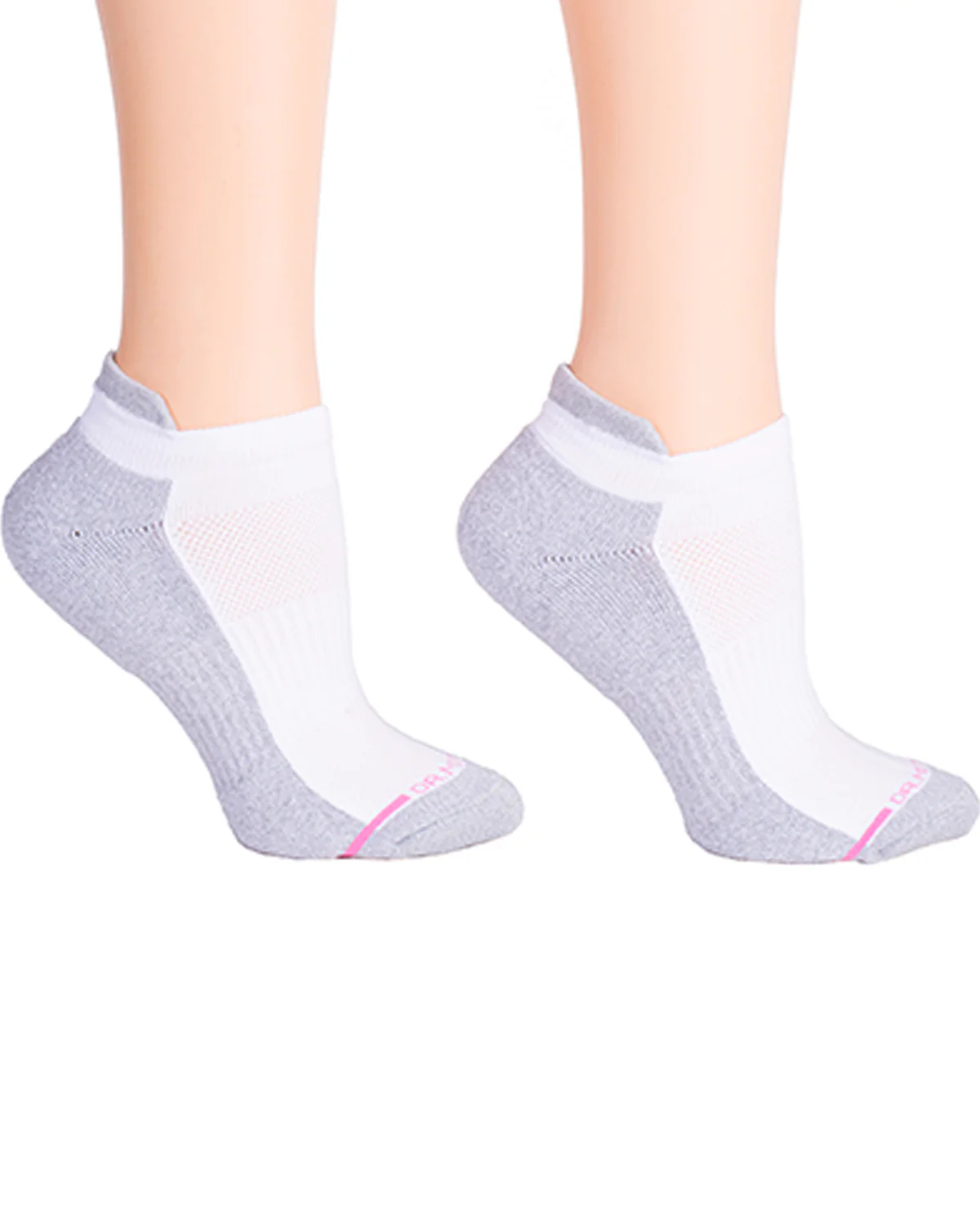 Dr. Motion 2PK White Ankle Compression Socks - Image 2