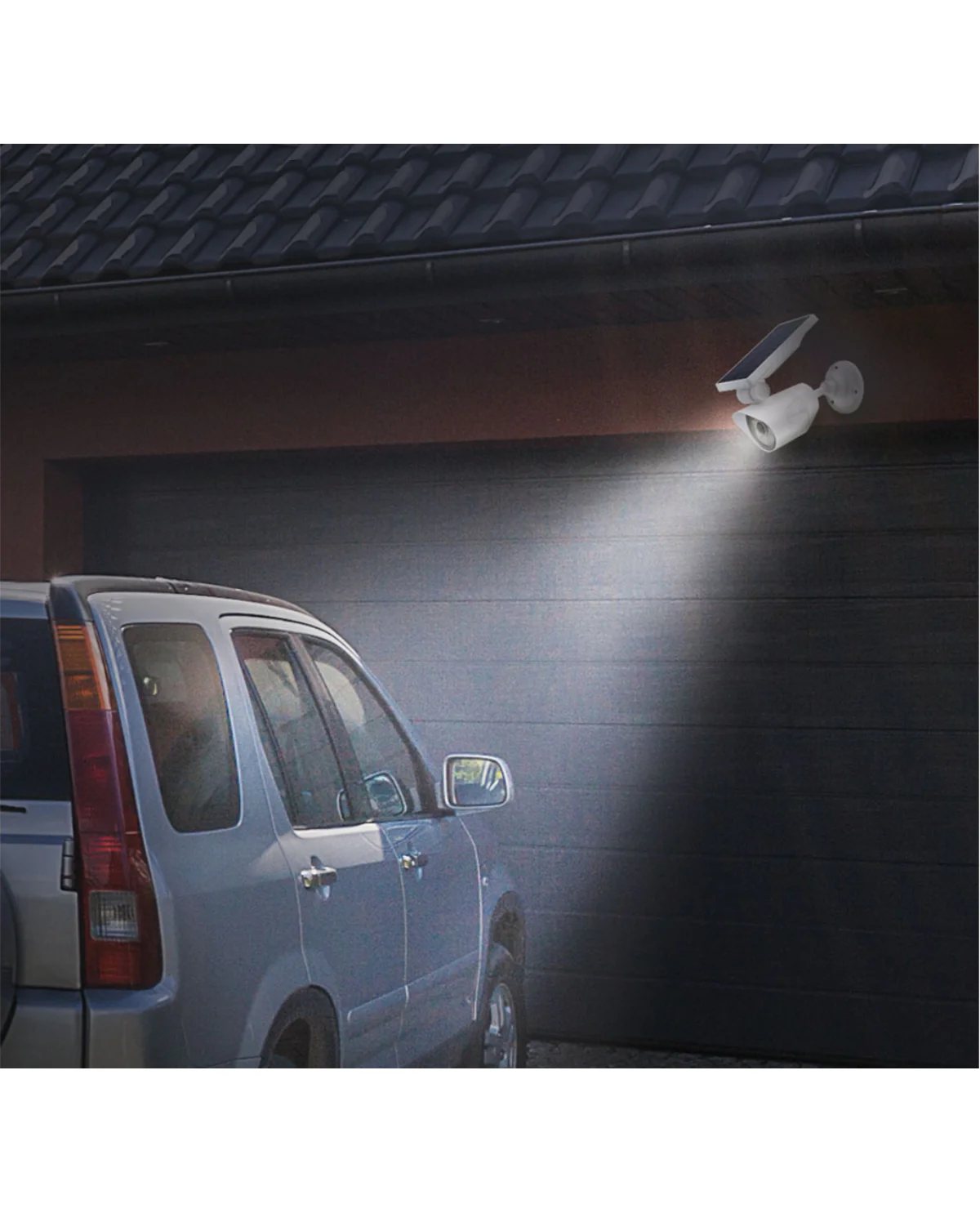 Motion Activated Night Beam Spotlight - 300 Lumens - White - Image 2