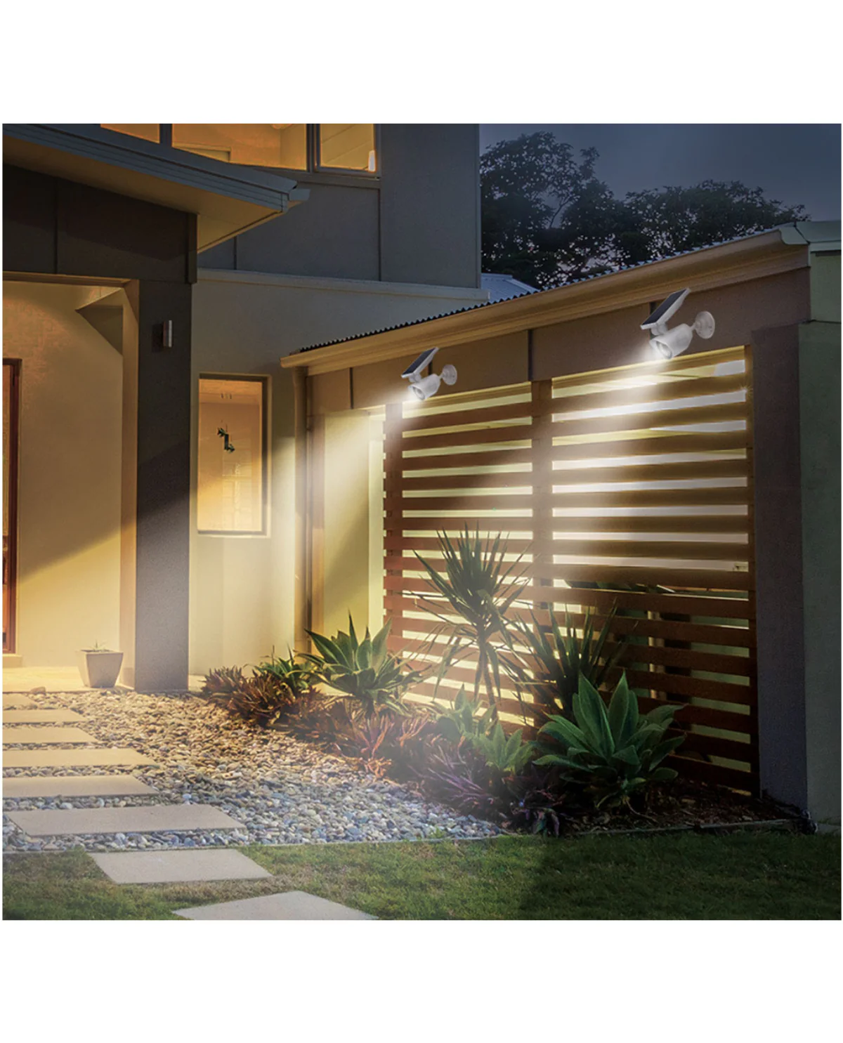 Motion Activated Night Beam Spotlight - 300 Lumens - White - Image 3
