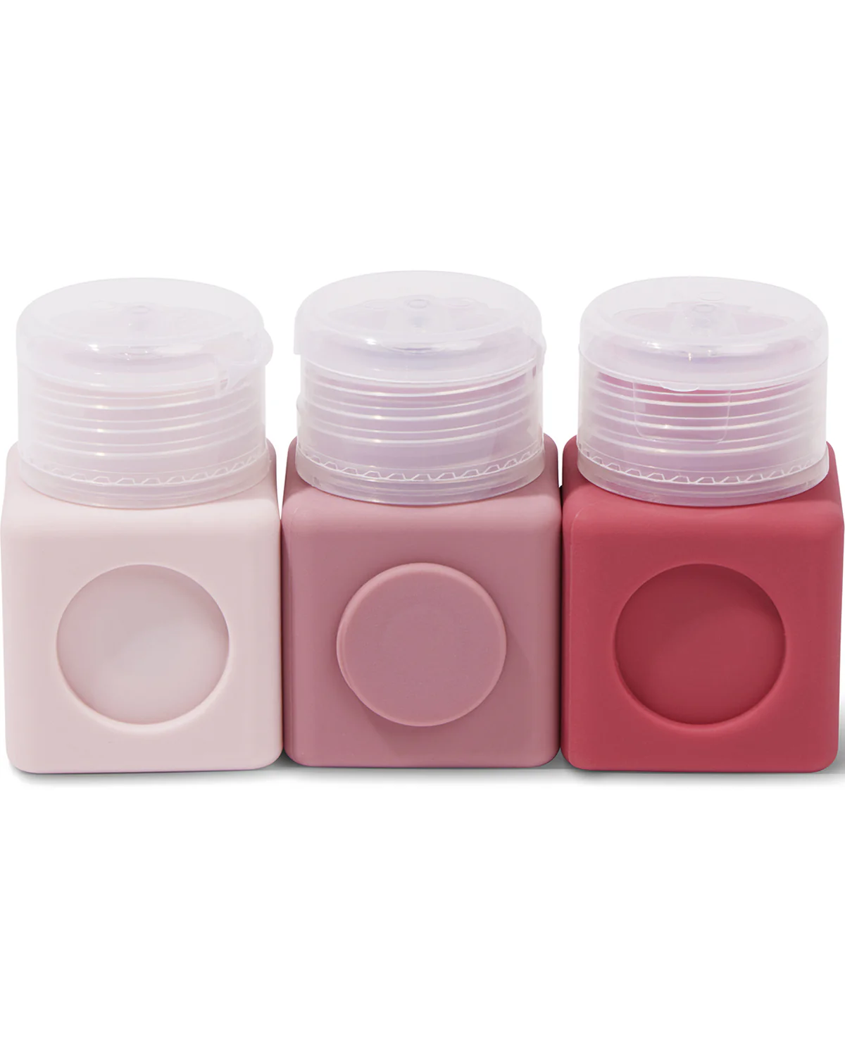 3PC Magnetic Travel Bottles Pink - Image 2