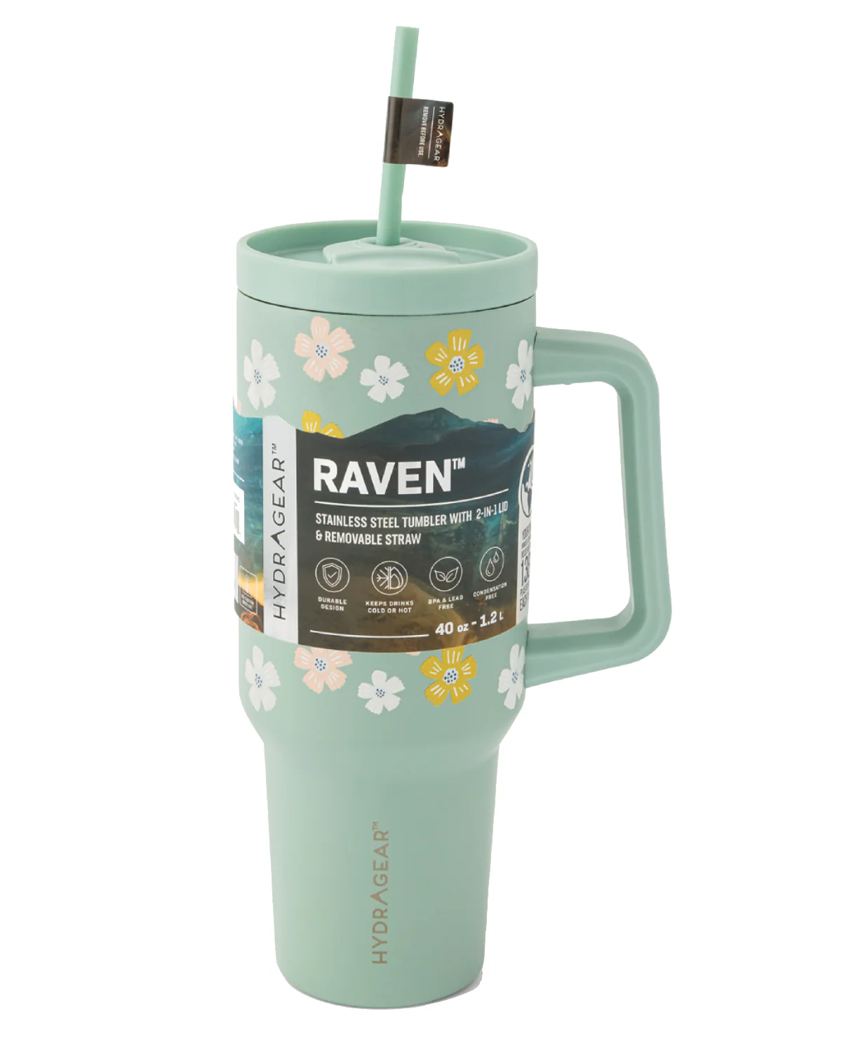 40oz Raven Embossed Tumbler - Image 2