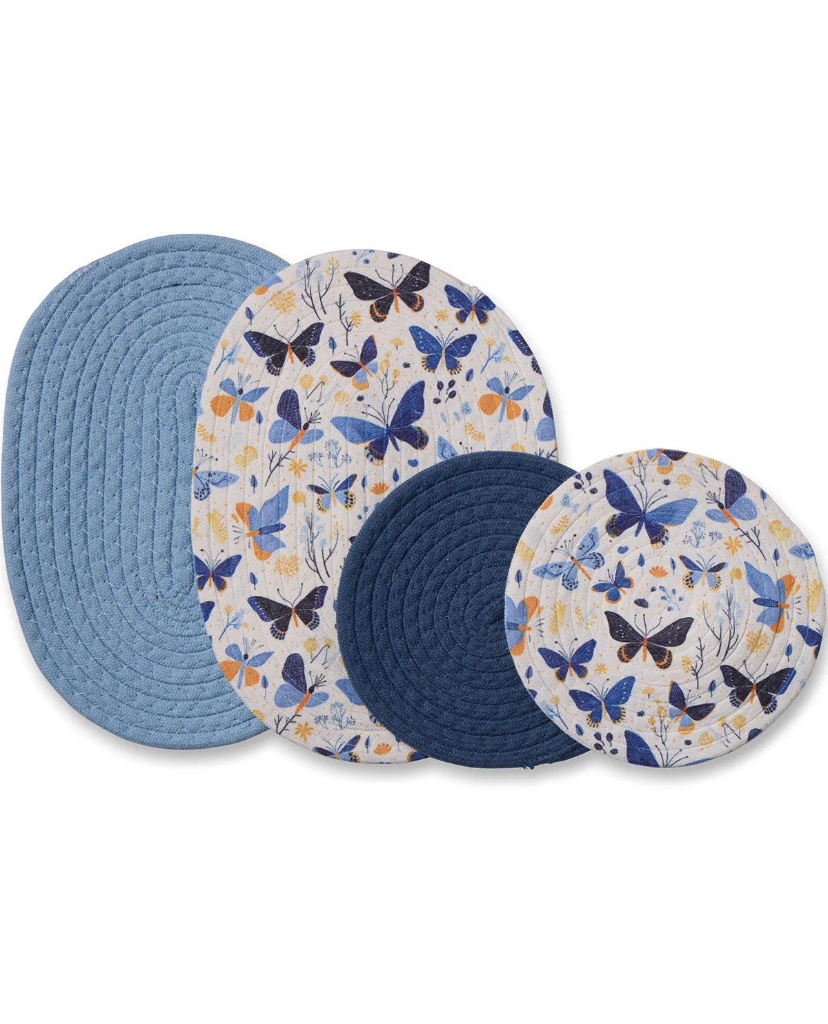 4pc Trivet Set Blue - Image 2