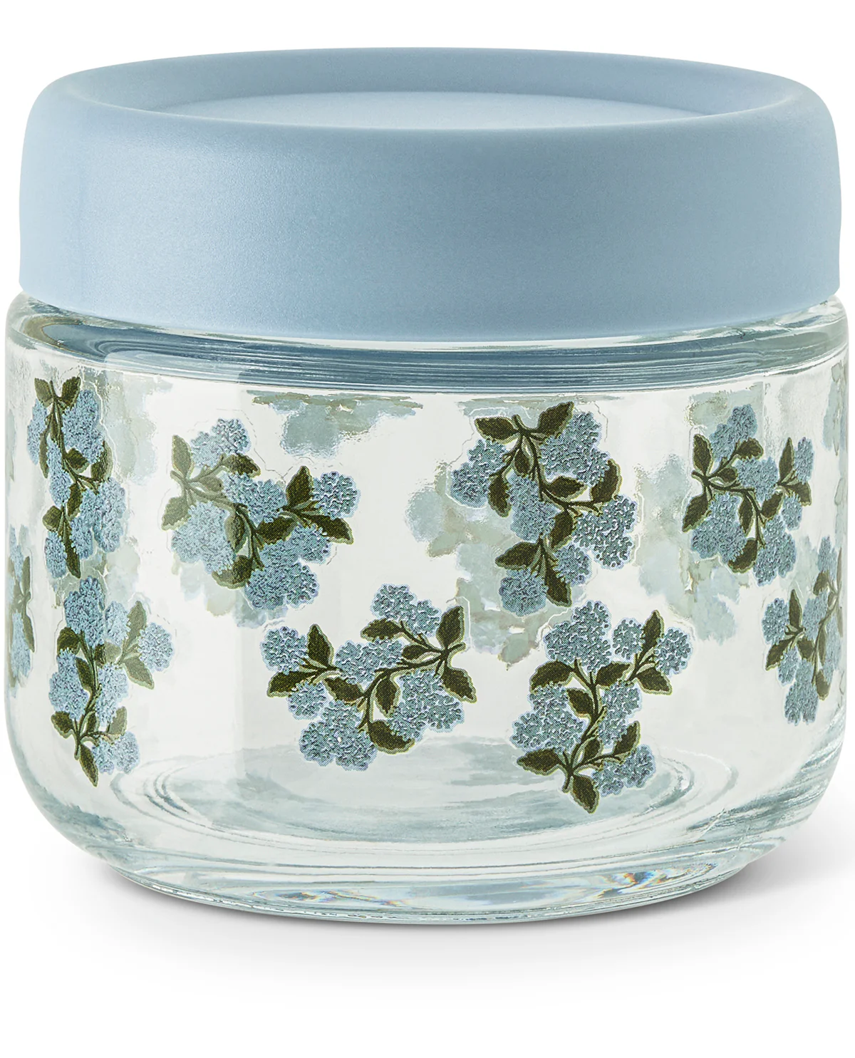 4pk 10oz Glass Jar Set Hydrangea - Image 2