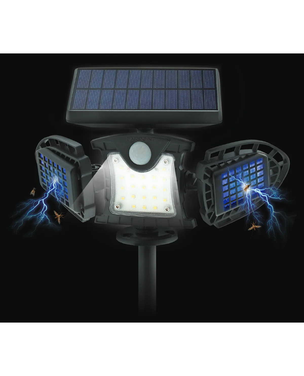 Bug Zapper Solar Stake Light - 500 Lumens - Image 3