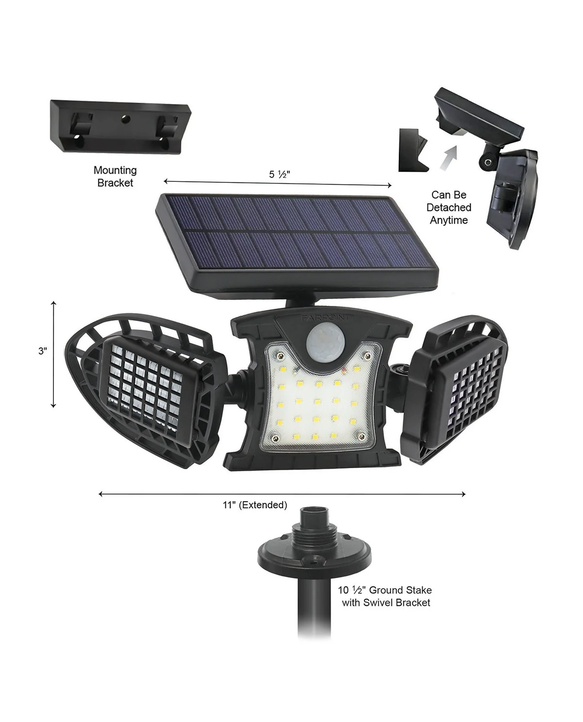 Bug Zapper Solar Stake Light - 500 Lumens - Image 6