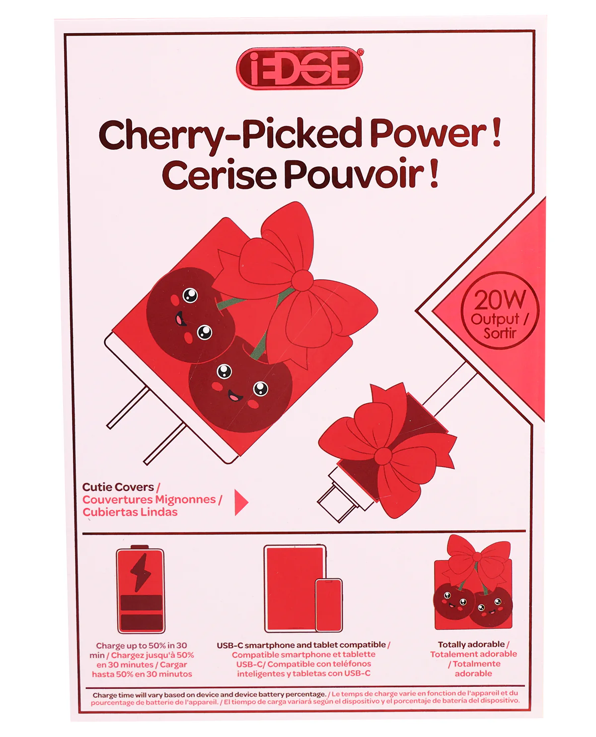 6ft Cherry Bow Charging USB-C - Image 2