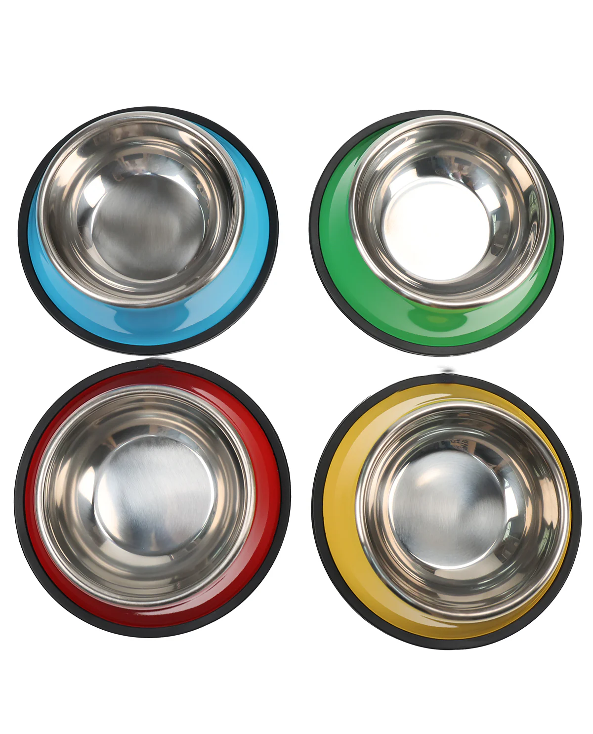 7" Assorted Stainless Steel Pet Bowl - Image 5