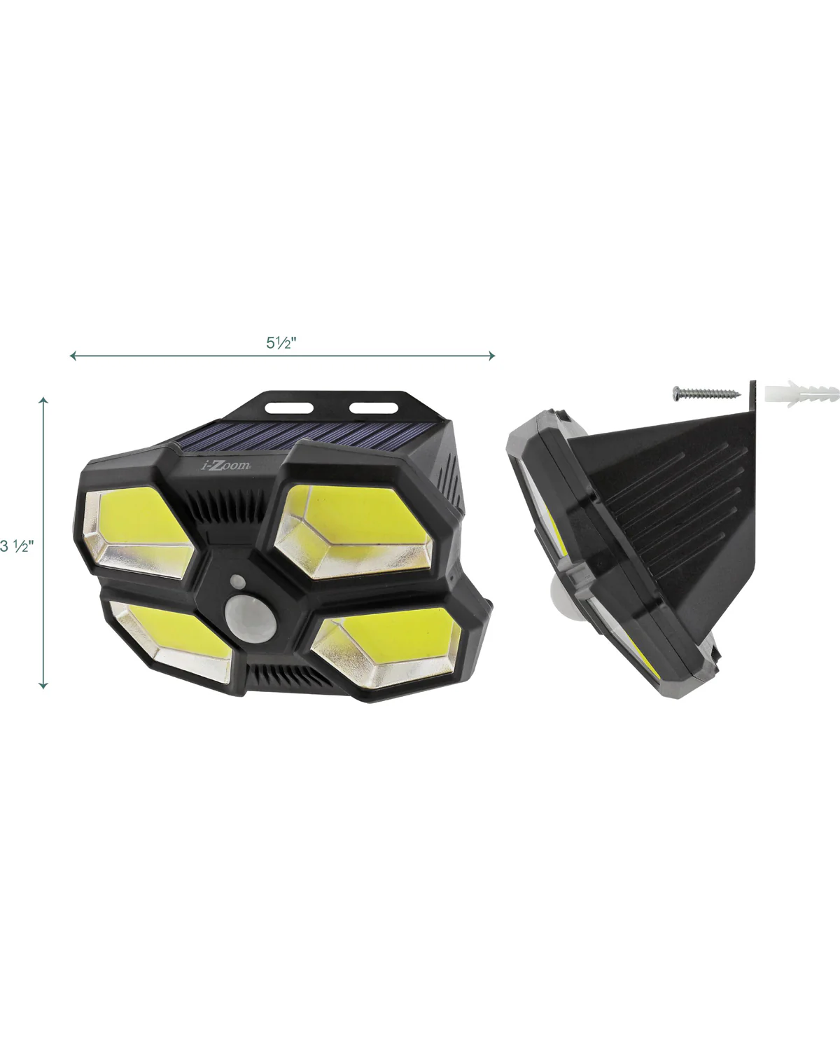 Solar Powered Quad Beam Motion Activated Light - Image 3