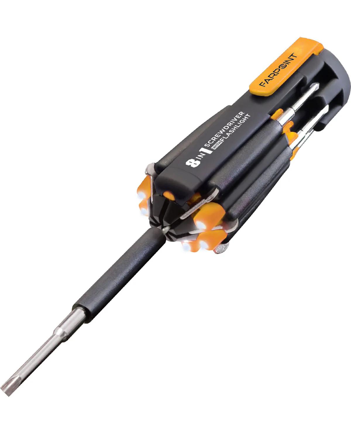 Farpoint 8-in-1 Multi-Function Screwdriver with Flashlight - Image 2