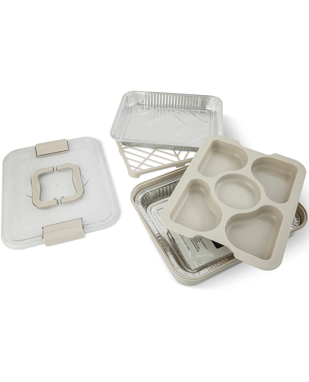 8 Piece Food Storage Serve Set Elephant Charm - Image 2