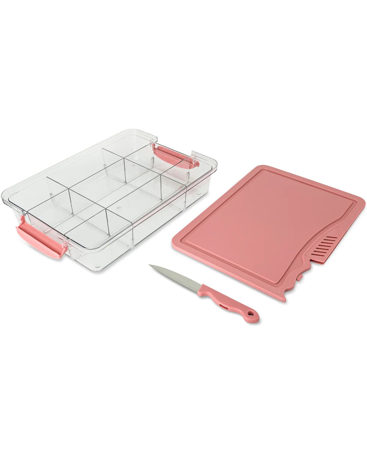 9 Section Snack Box With Built In Knife Board Velvet - Image 2
