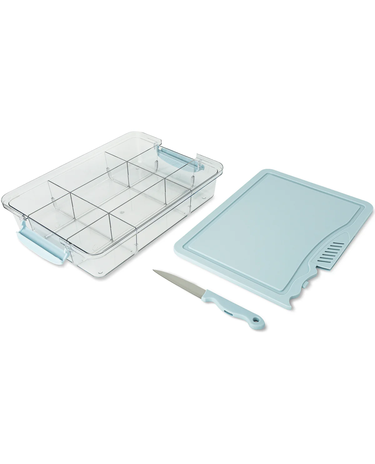 9 Section Snack Box With Built In Knife Board Harbor - Image 2