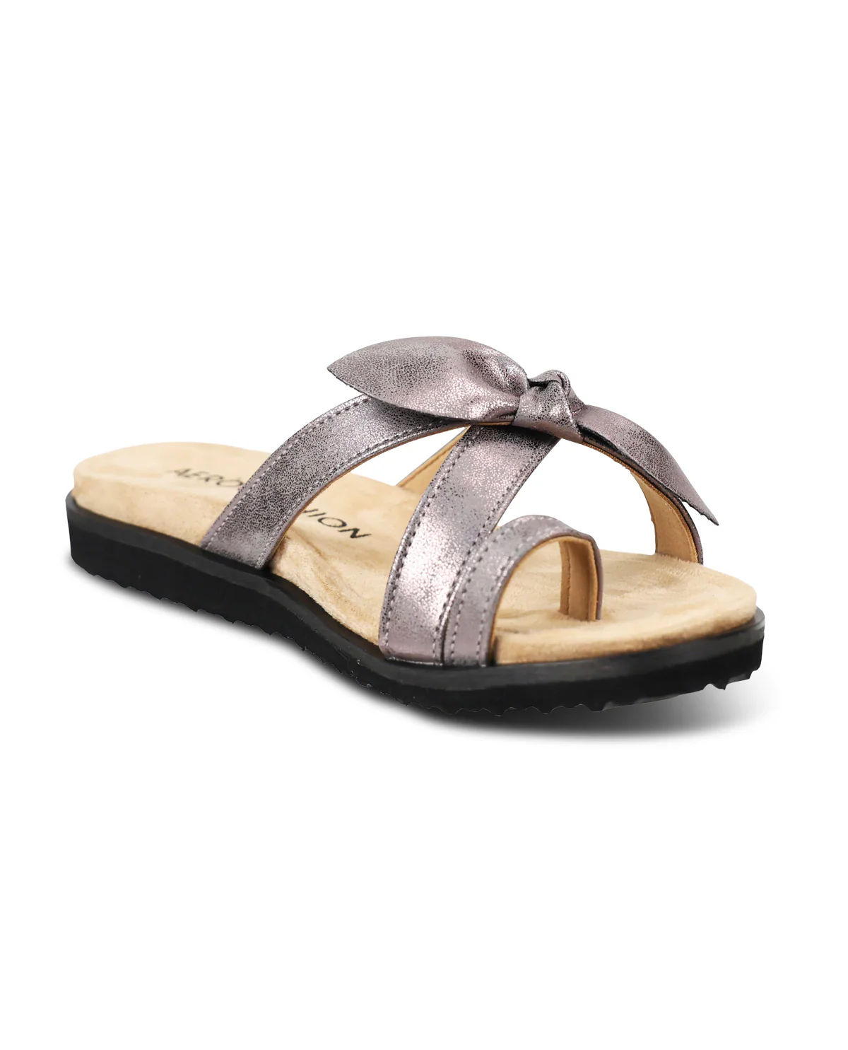 Aerocushion Bowtie 2 Sandal Pewter - Image 3