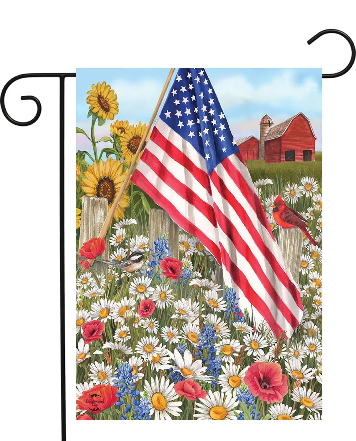 America The Beautiful Summer Garden Flag - Image 3