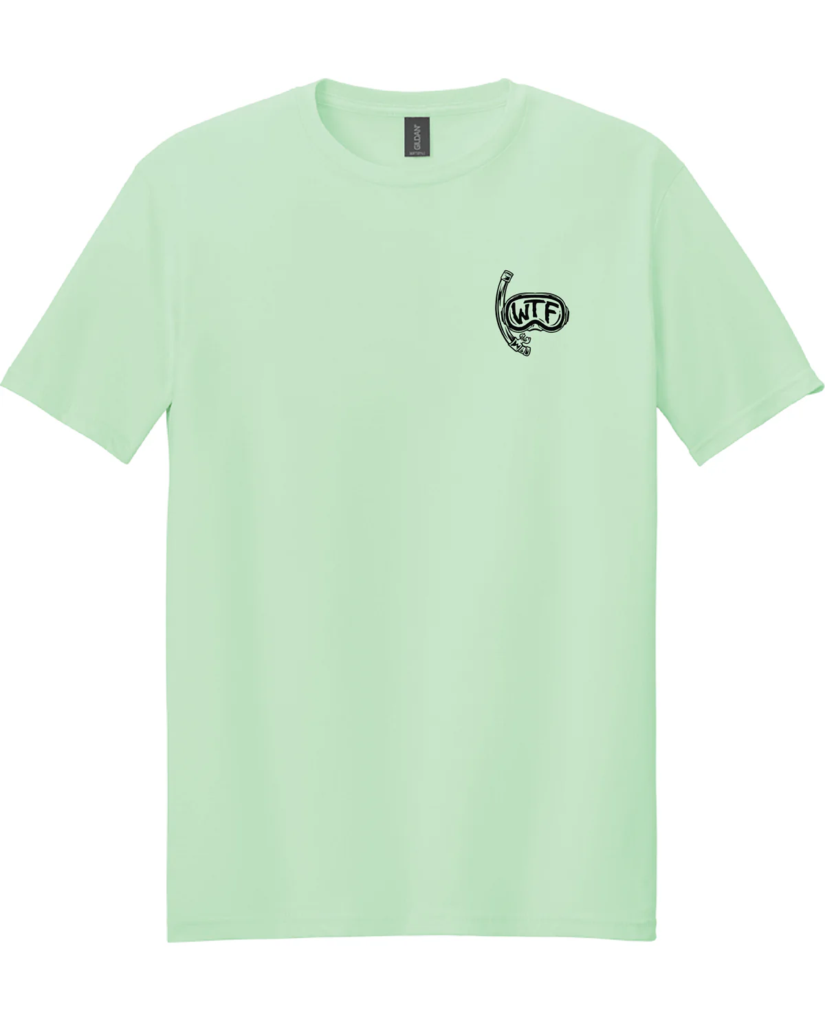 What The Fin Beer Doggles Short Sleeve Tee Mint - Image 2