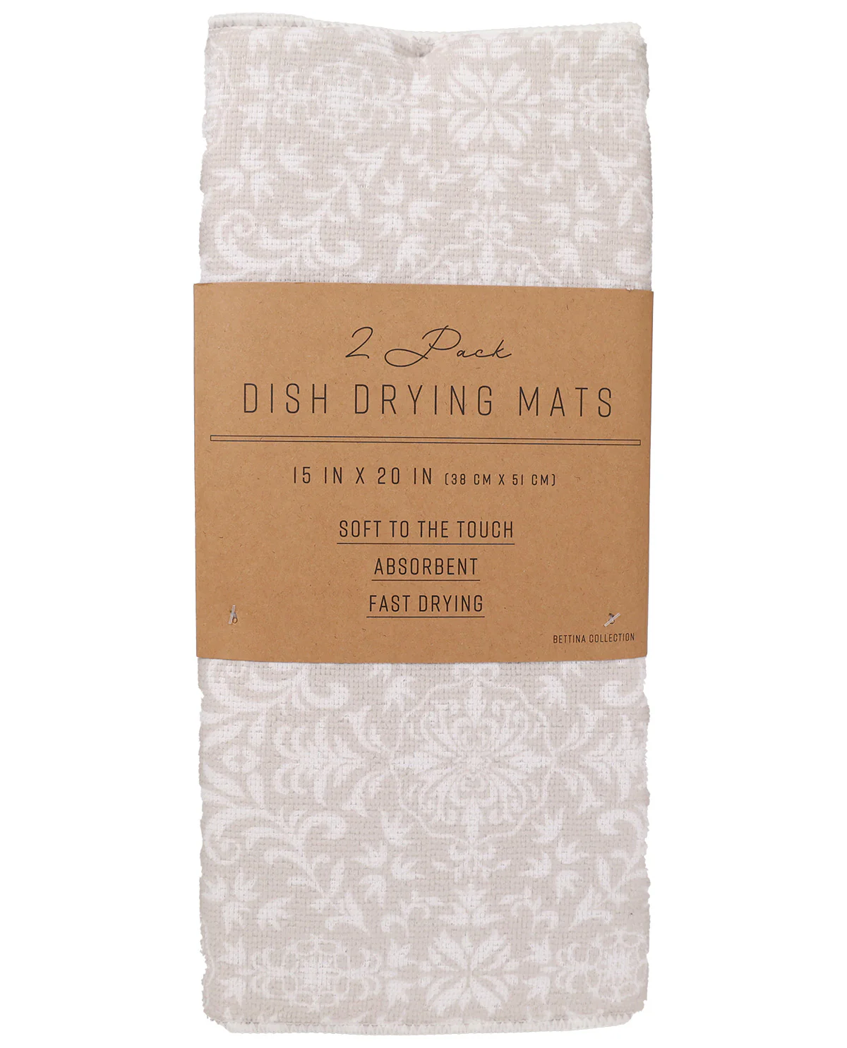 2pk Betina Pattern Dish Drying Mats - Image 7