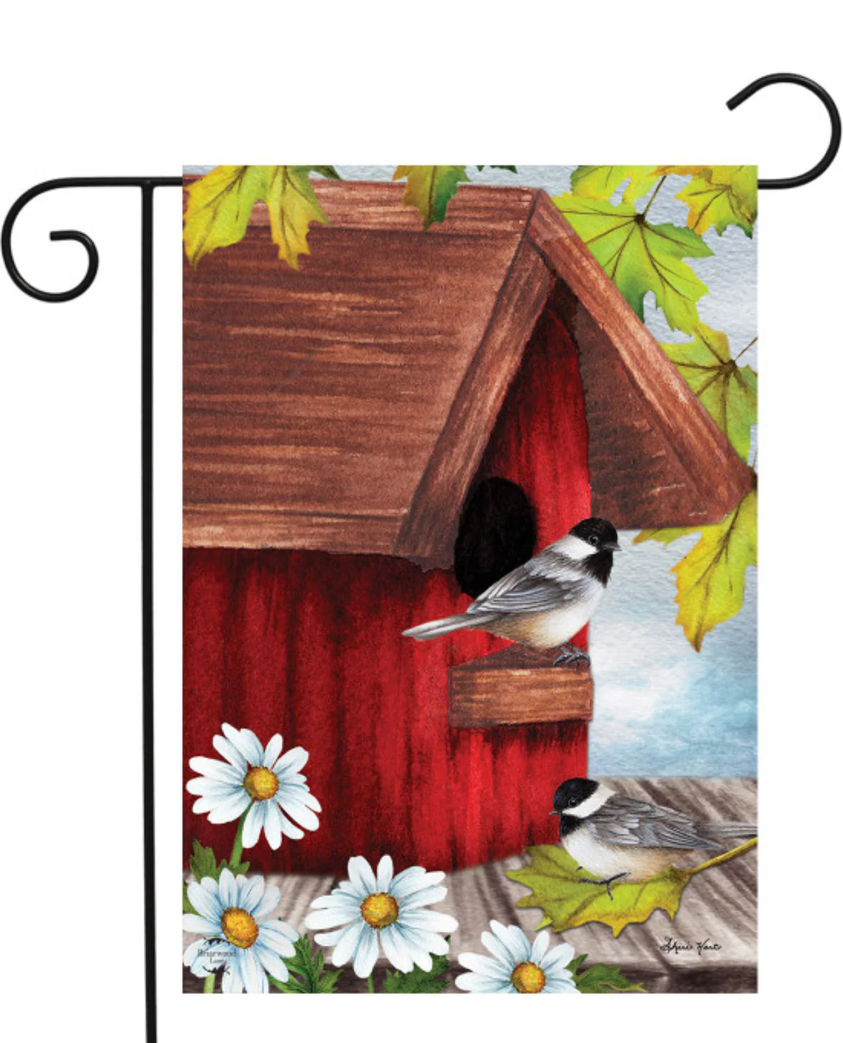 Birdhouse Friends Garden Flag - Image 3