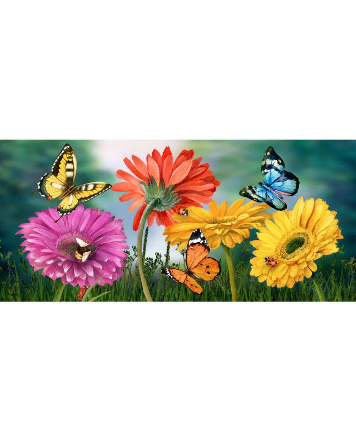 Butterflies & Daisies Mini Mat - Image 3