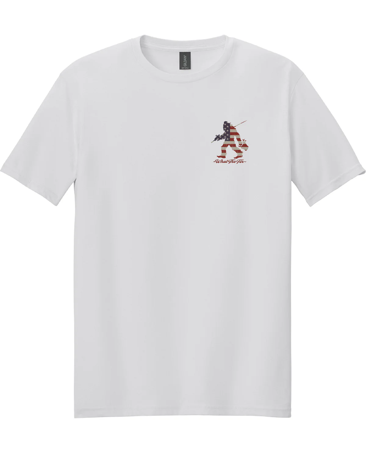 What The Fin Can't Hide It Short Sleeve Tee Silver - Image 2