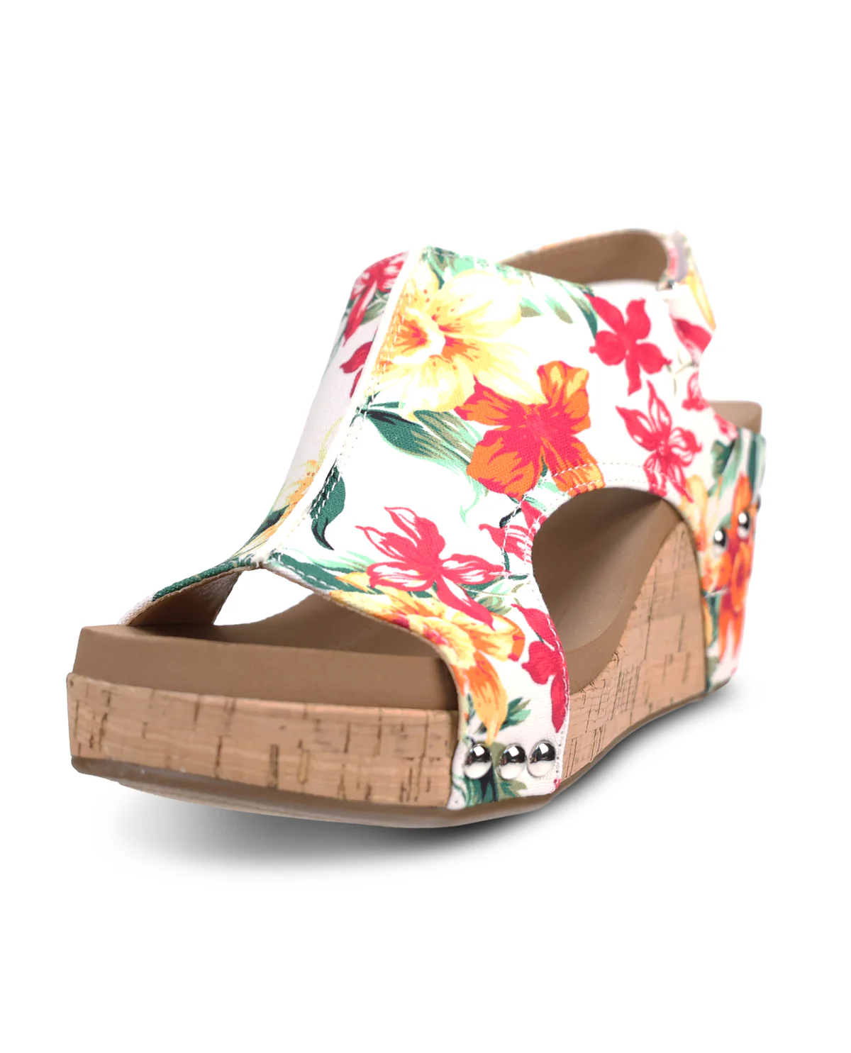 Corkys Carley Sandal White Floral - Image 2
