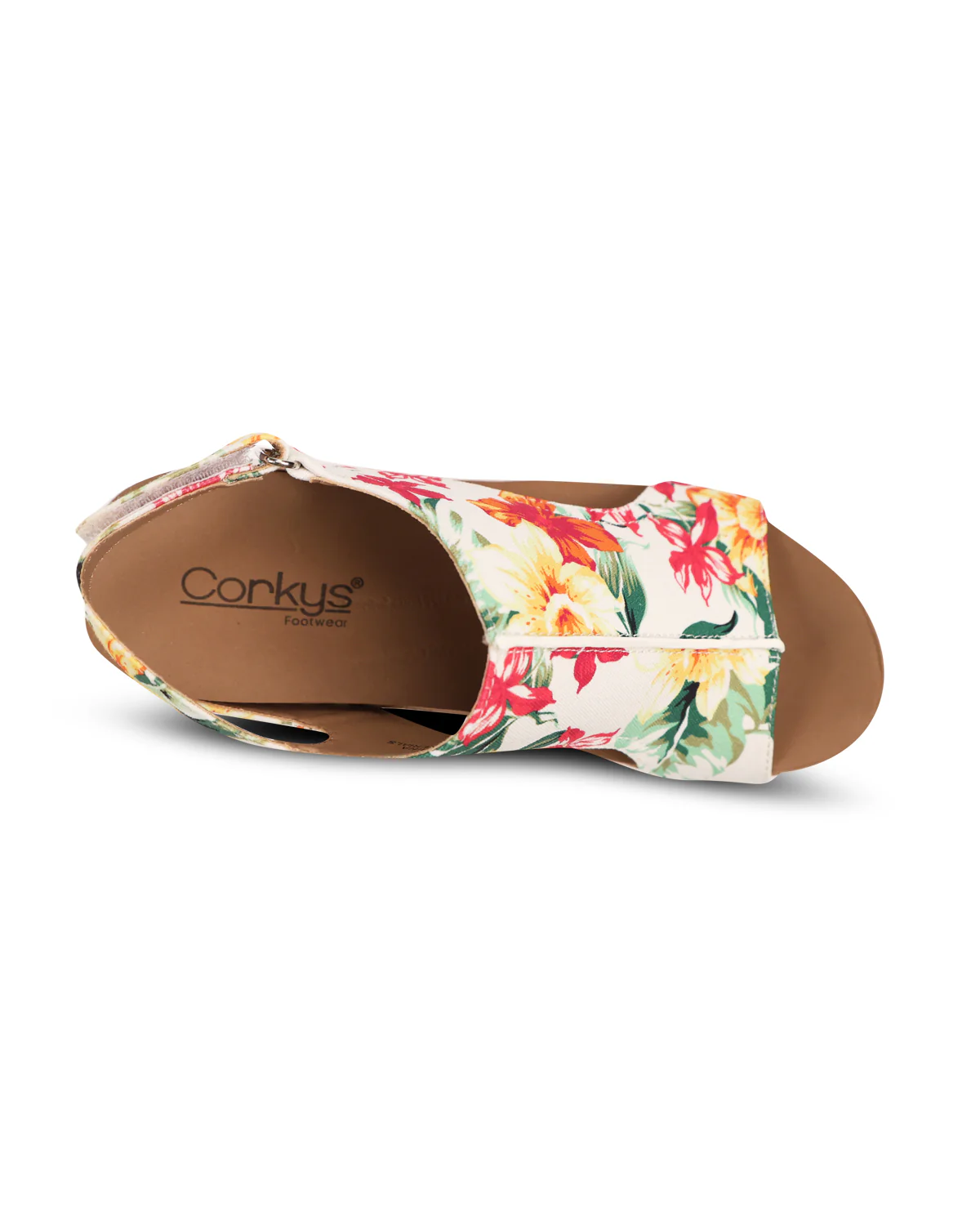 Corkys Carley Sandal White Floral - Image 6