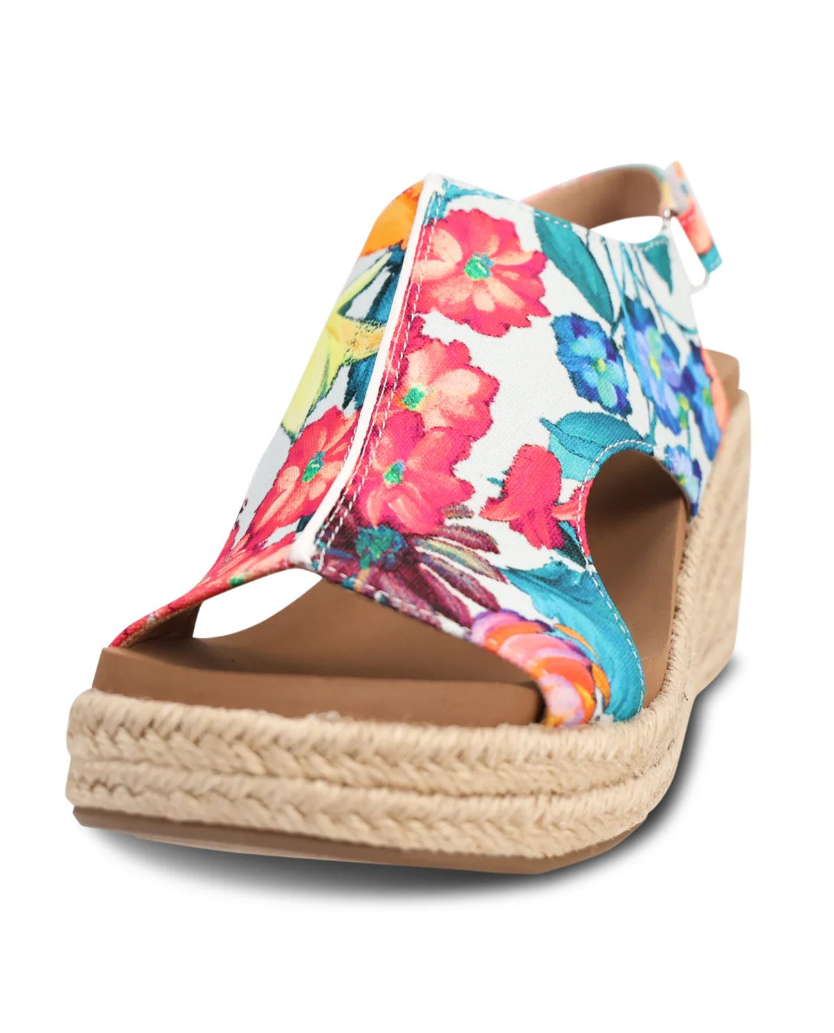 Corkys Carley Sandal White Multi Floral - Image 2