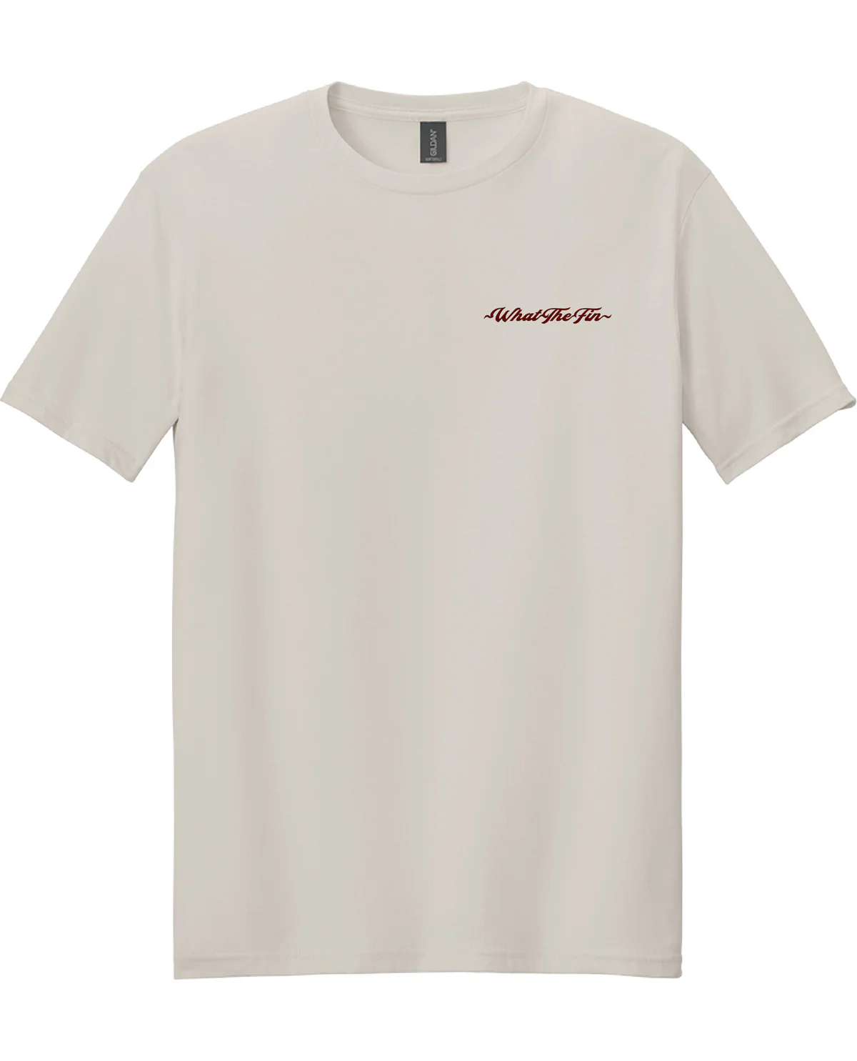 What The Fin Chasin Tail Fin & Fur Short Sleeve Tee Sand - Image 2