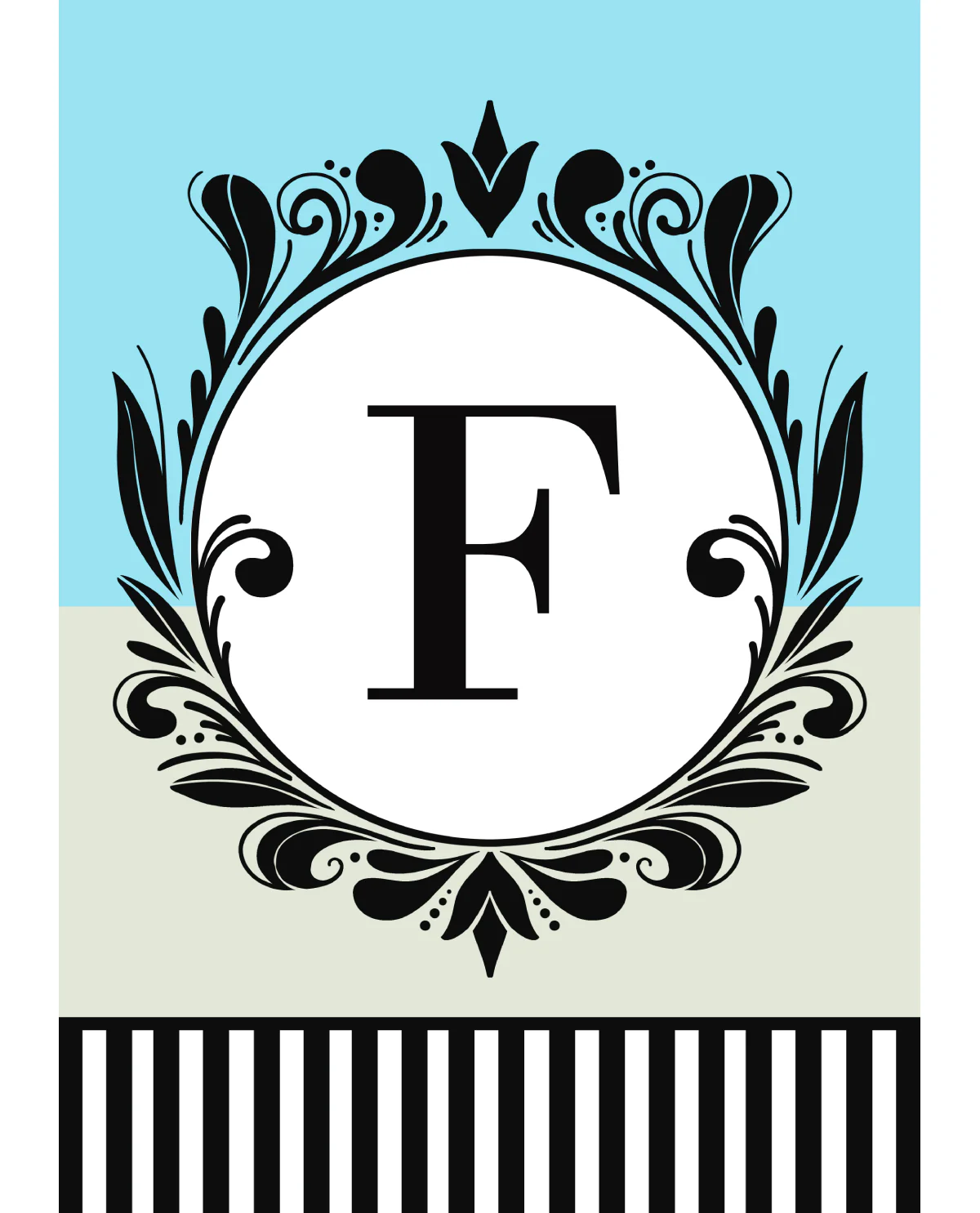Classic Monogram Garden Flag - Image 6