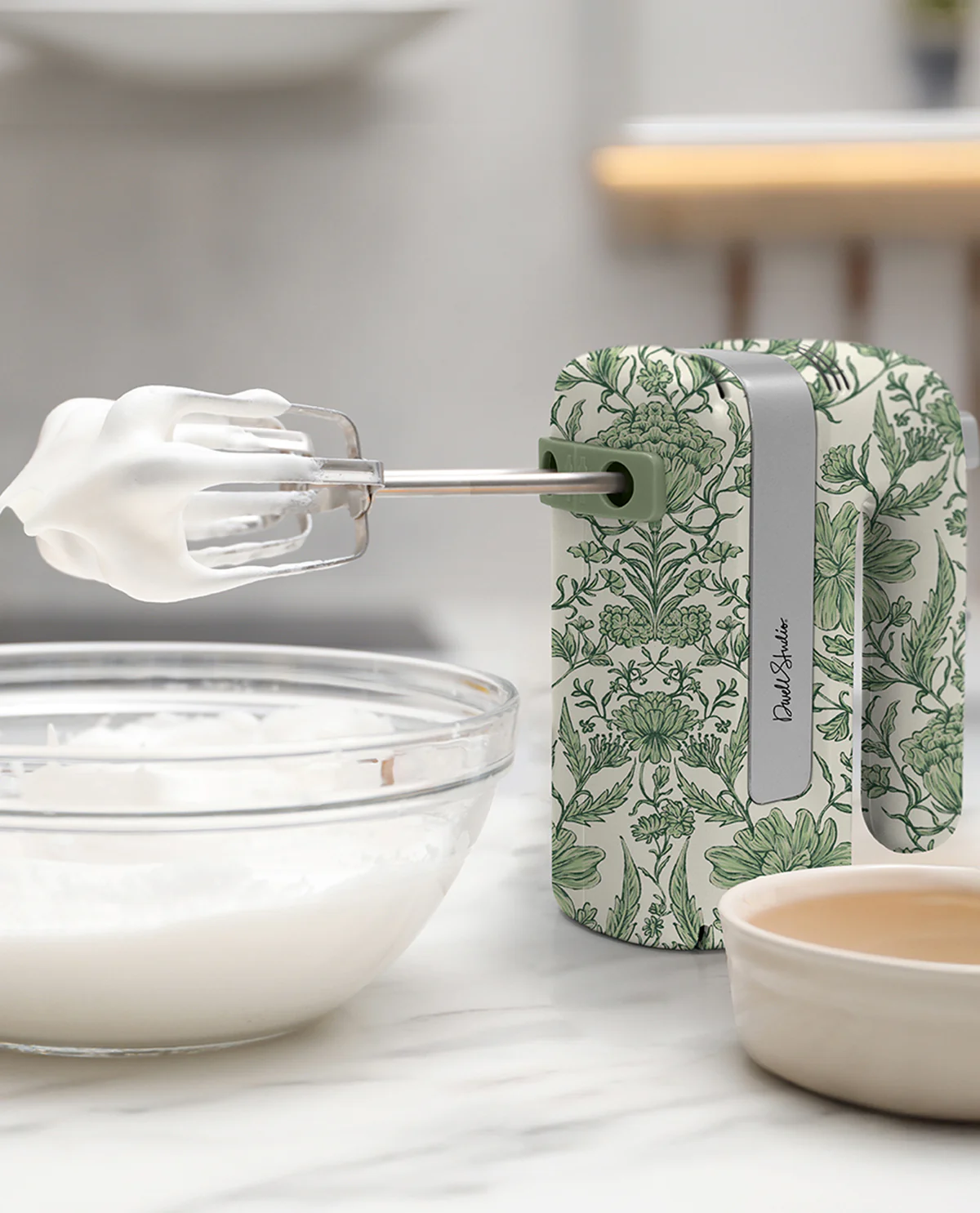 Dwell Printed Hand Mixer Green - Image 3