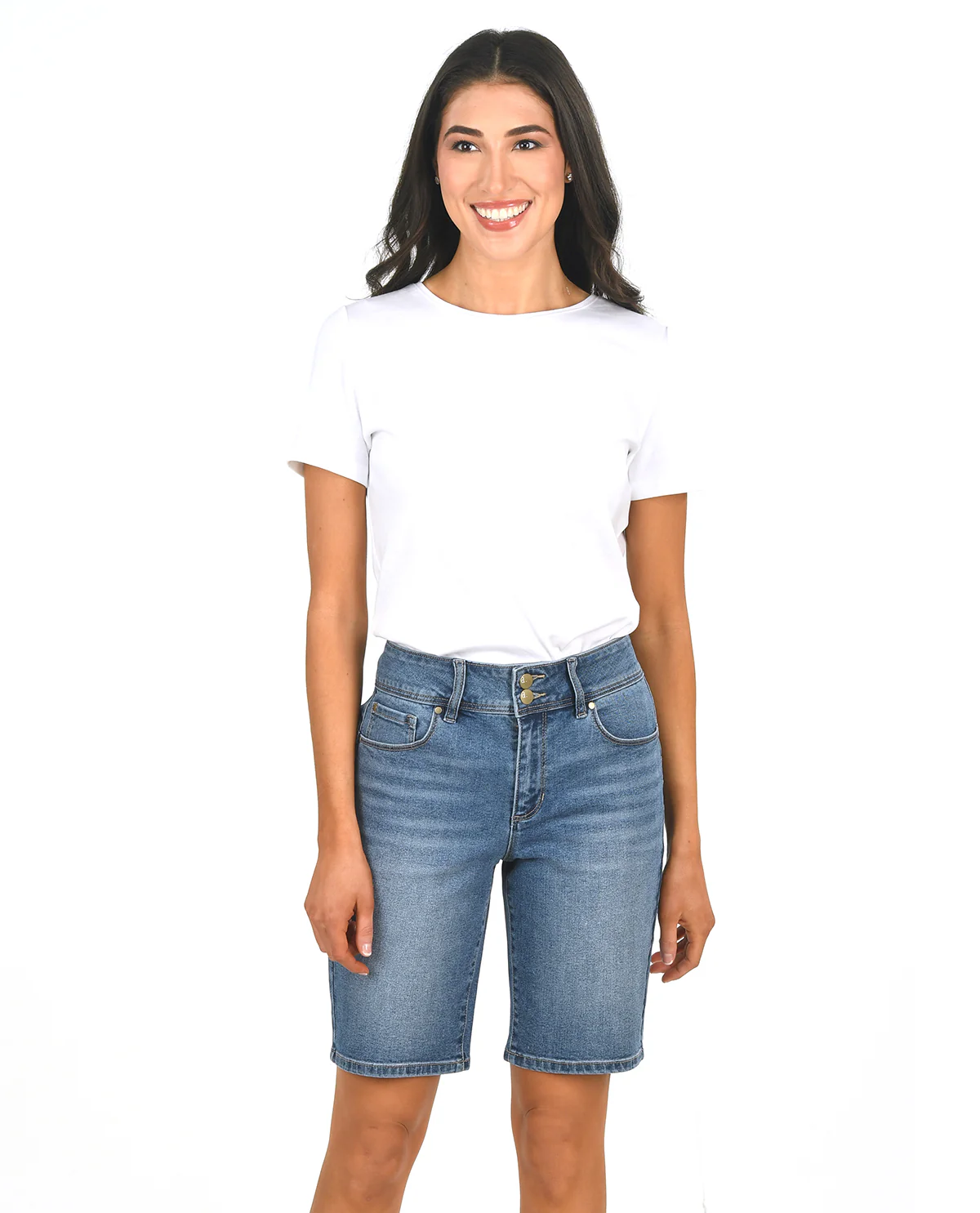D Jeans 10" Butt Lifter Bermuda Shorts - Image 2
