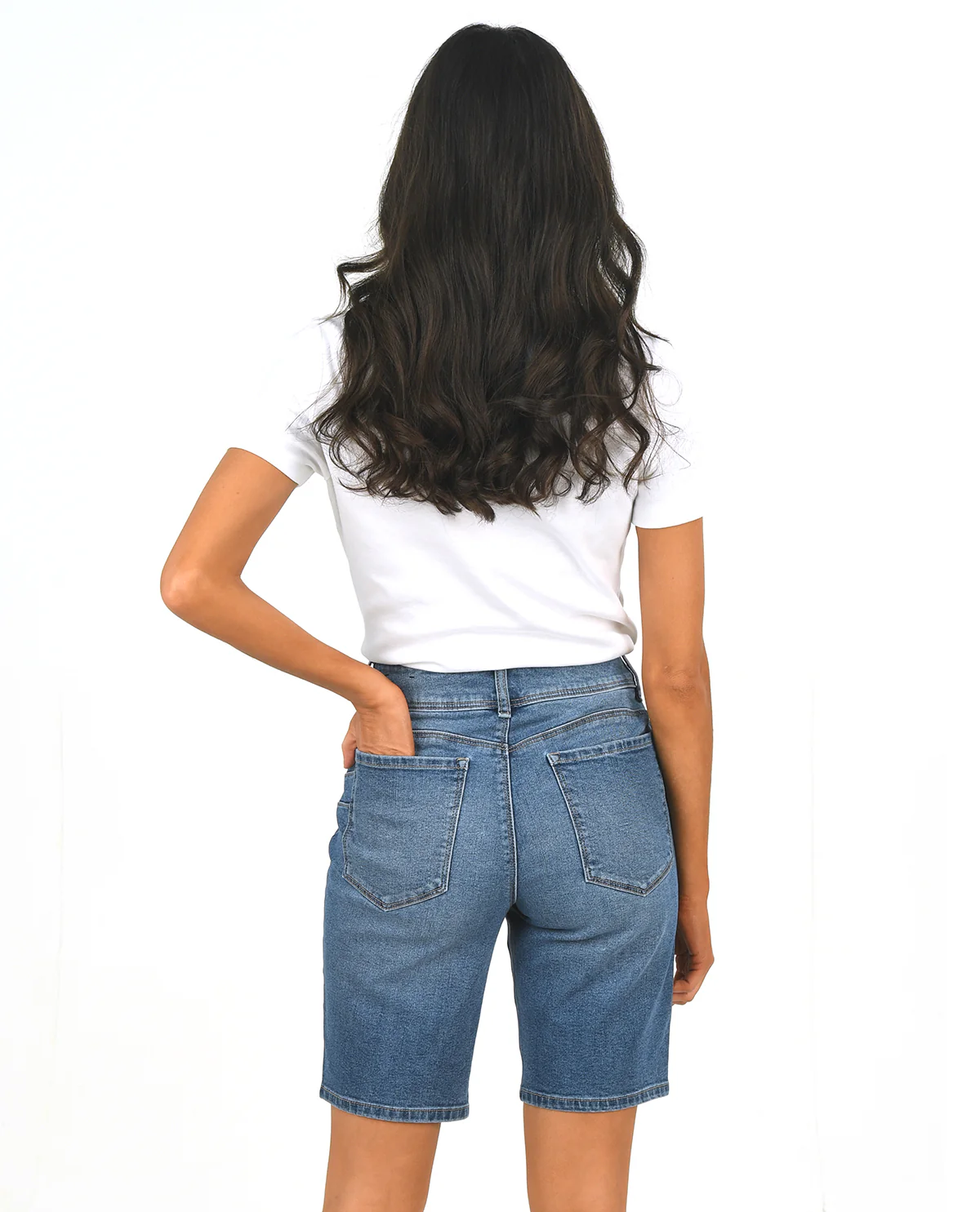 D Jeans 10" Butt Lifter Bermuda Shorts - Image 3