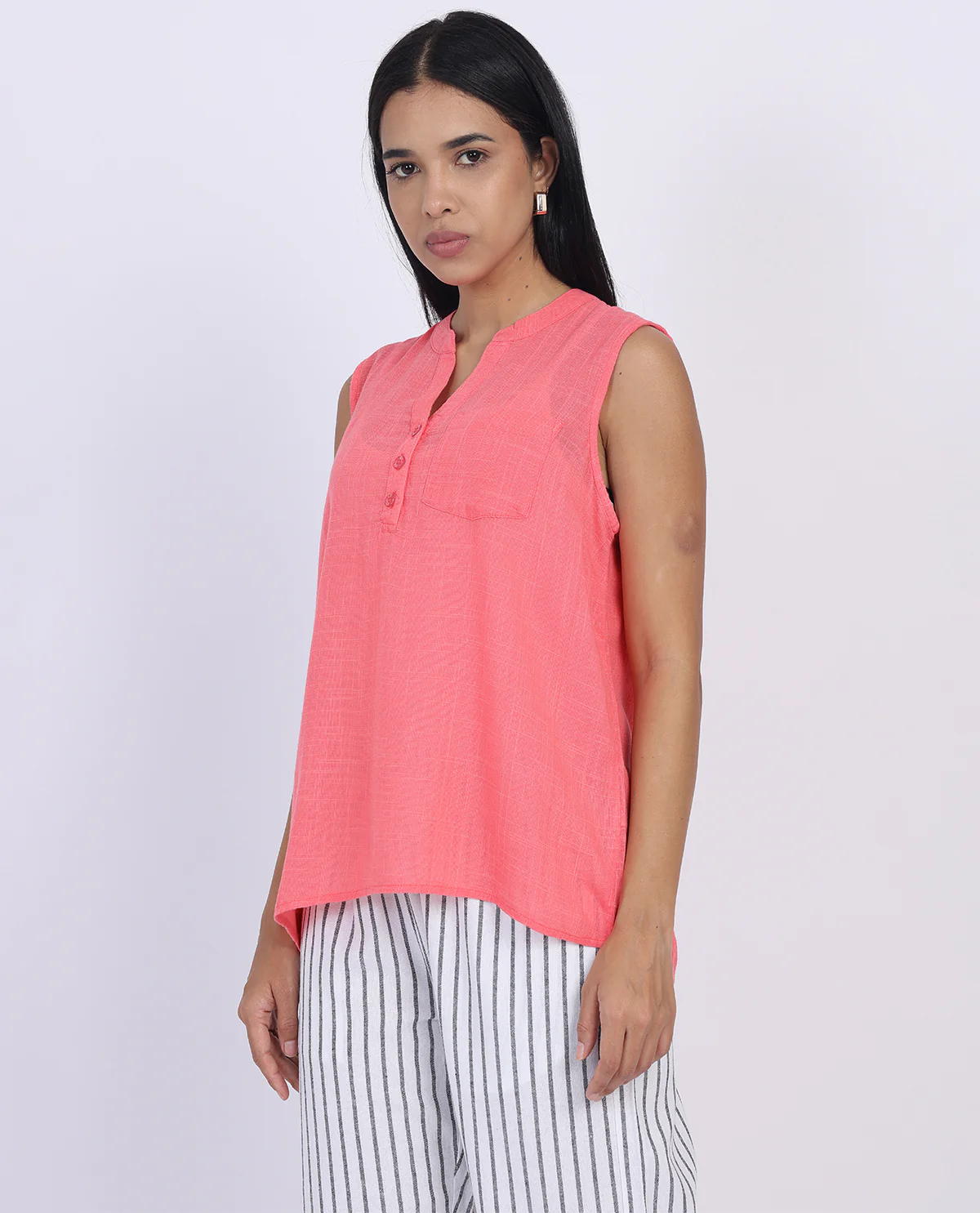 Dash Sleeveless Gauze Top - Image 5