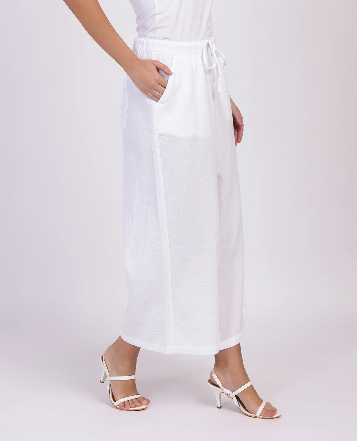 Dash Gauze Wide Leg Pant - Image 2