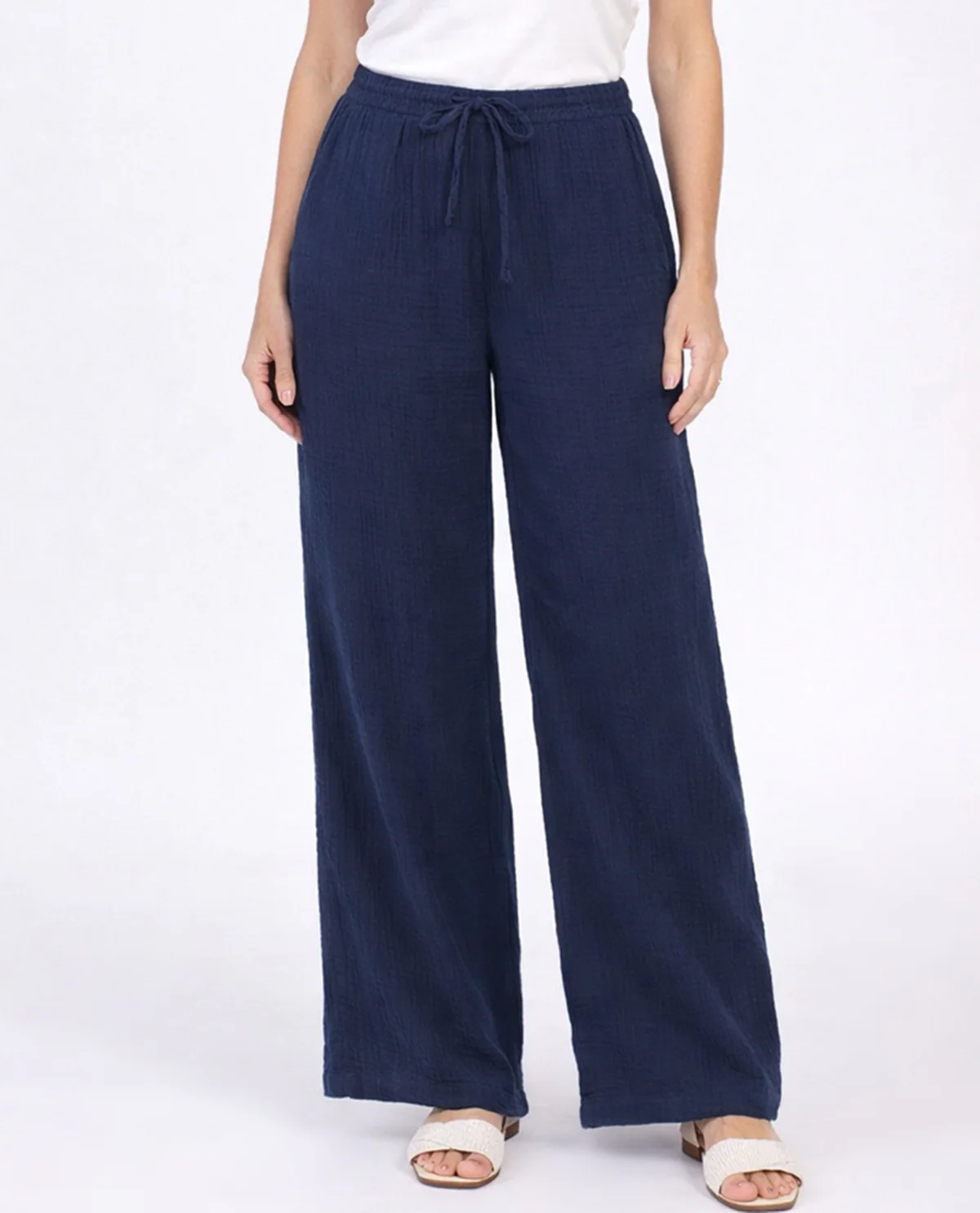 Dash Gauze Wide Leg Pant - Image 3