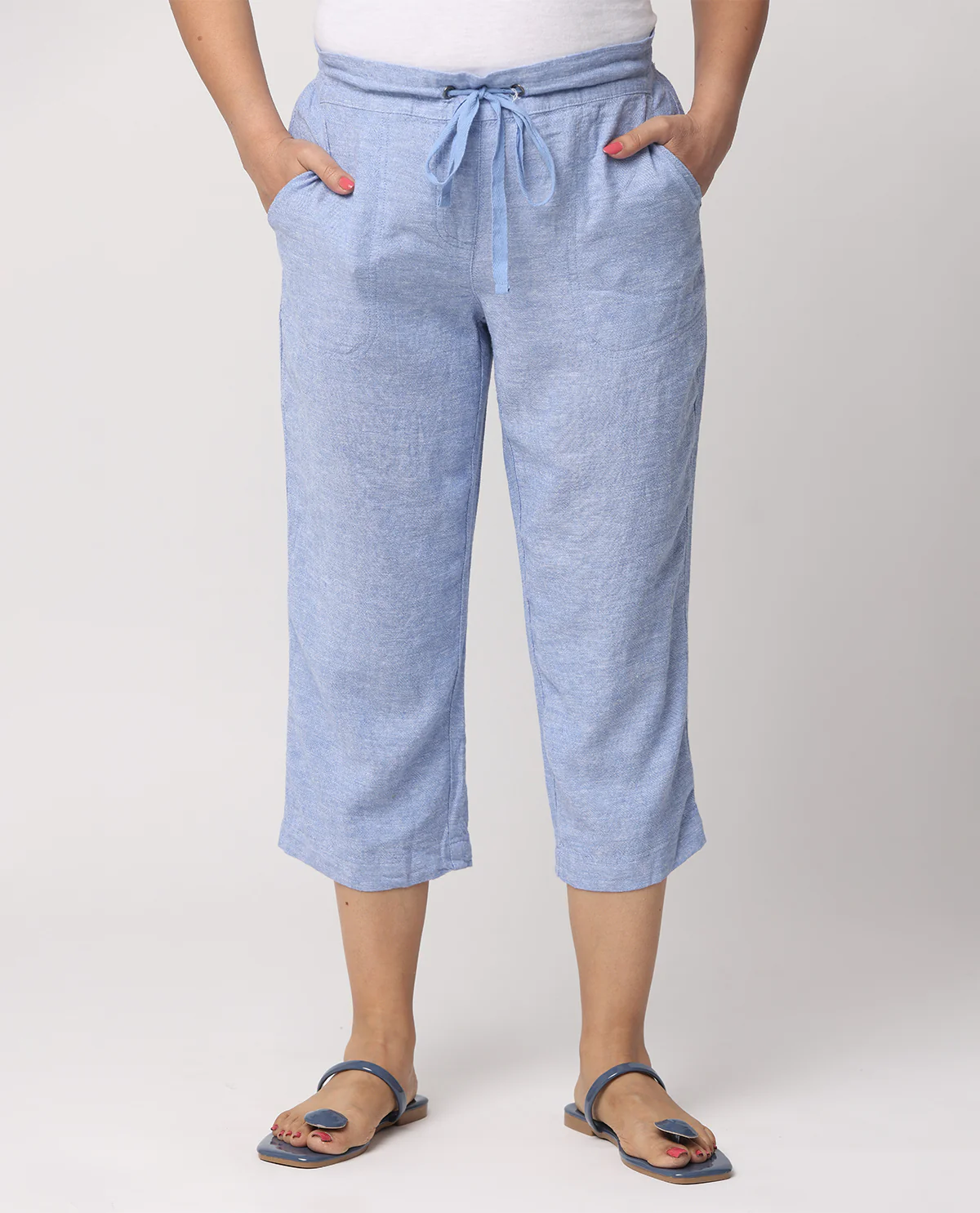 Dash 21" Linen Capri - Image 3