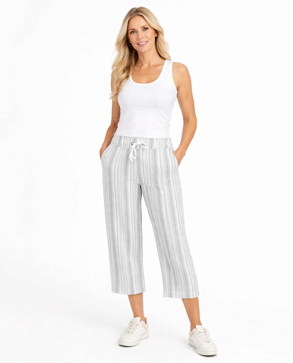 Dash 21" Linen Capri - Image 5