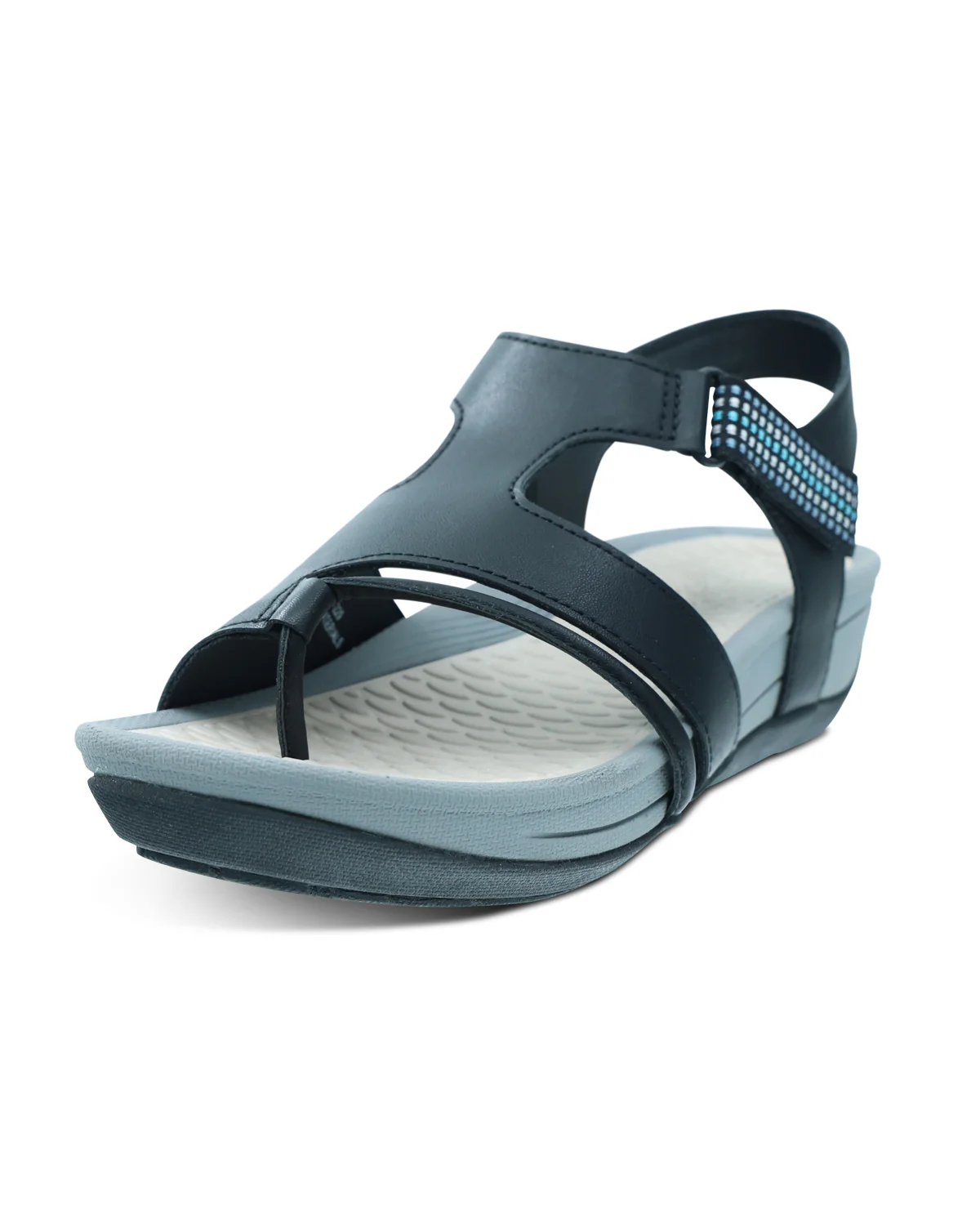 Dollie Rebound Black Sandal - Image 2