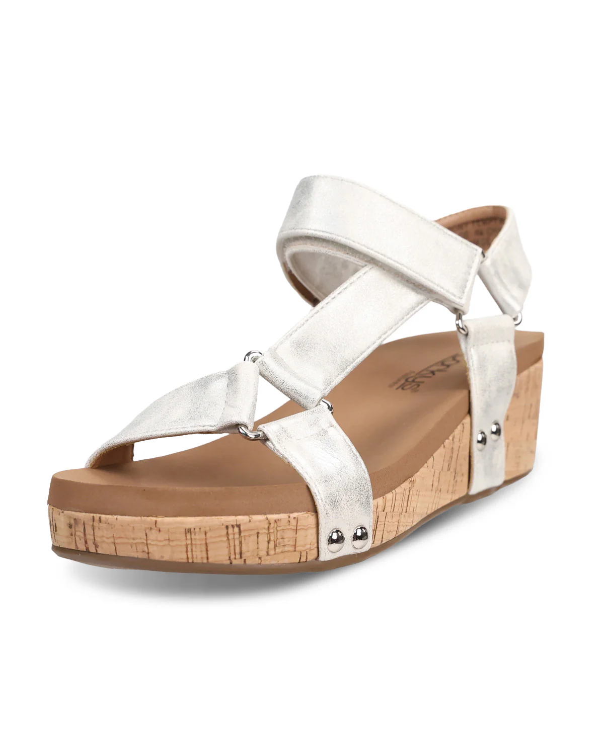 Corky's Don't Tempt Me Sandal White Metallic - Image 2