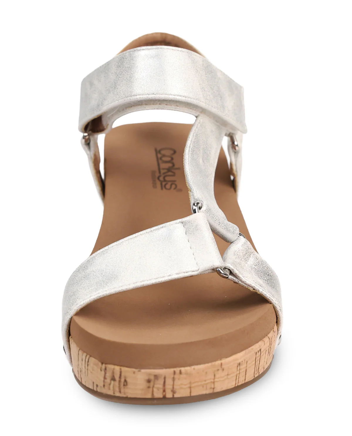 Corky's Don't Tempt Me Sandal White Metallic - Image 5
