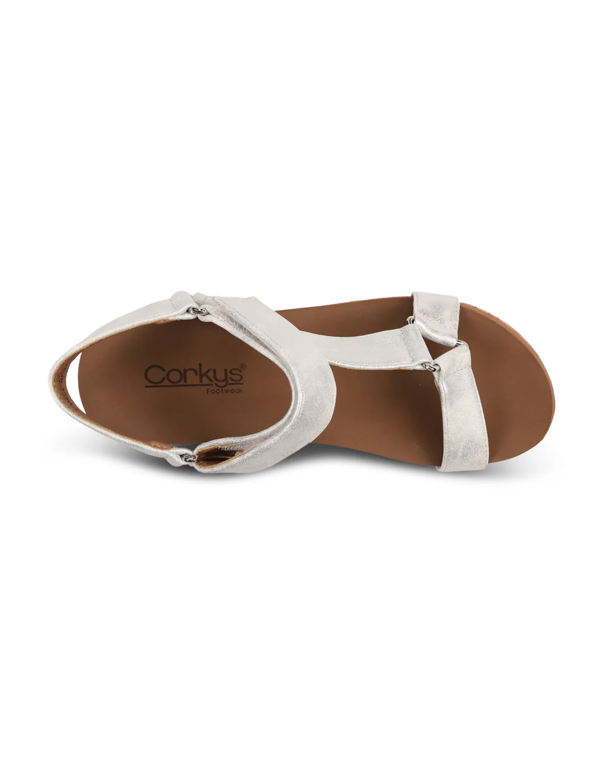 Corky's Don't Tempt Me Sandal White Metallic - Image 6