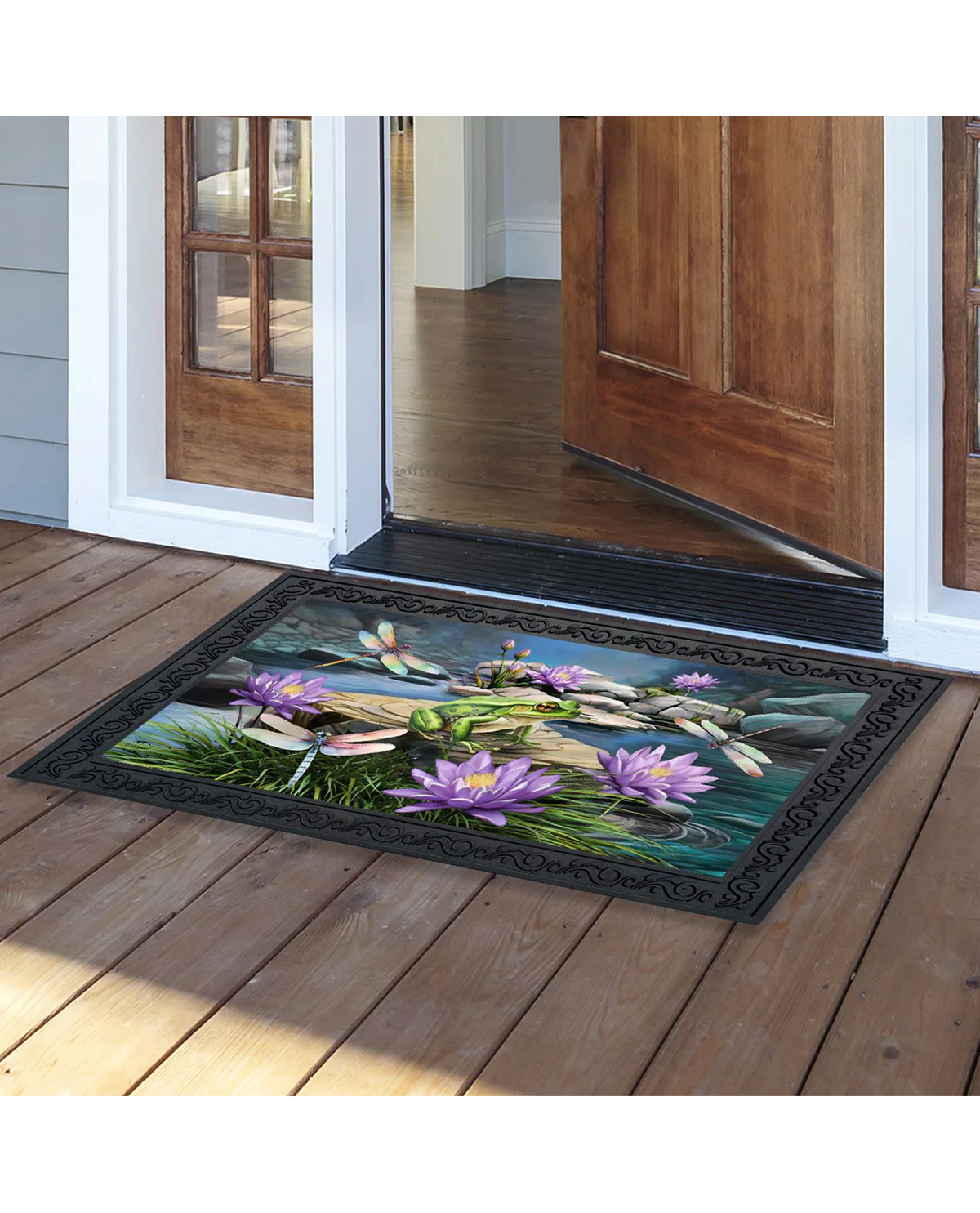 Dragonflies & Frog Doormat - Image 2