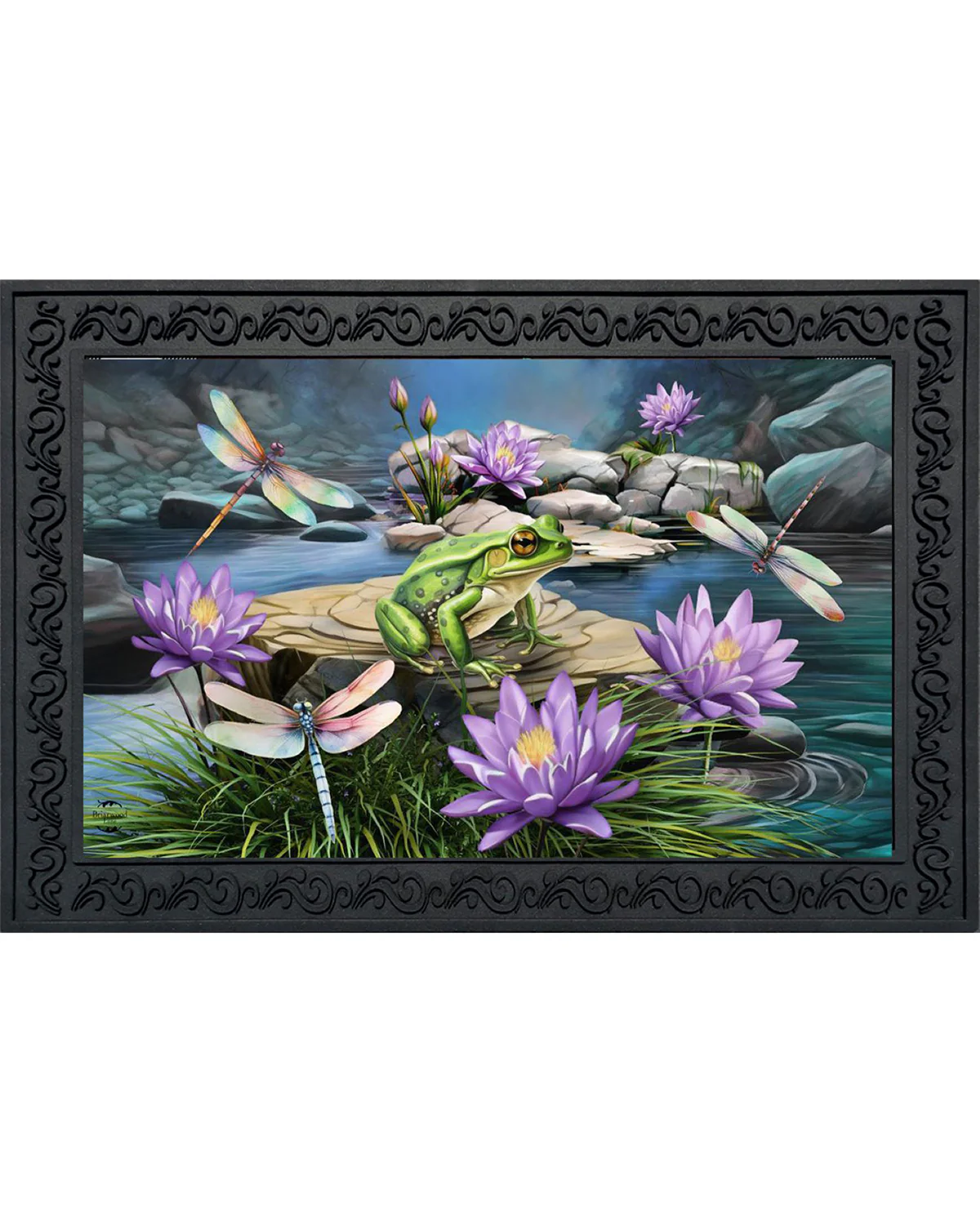 Dragonflies & Frog Doormat - Image 3