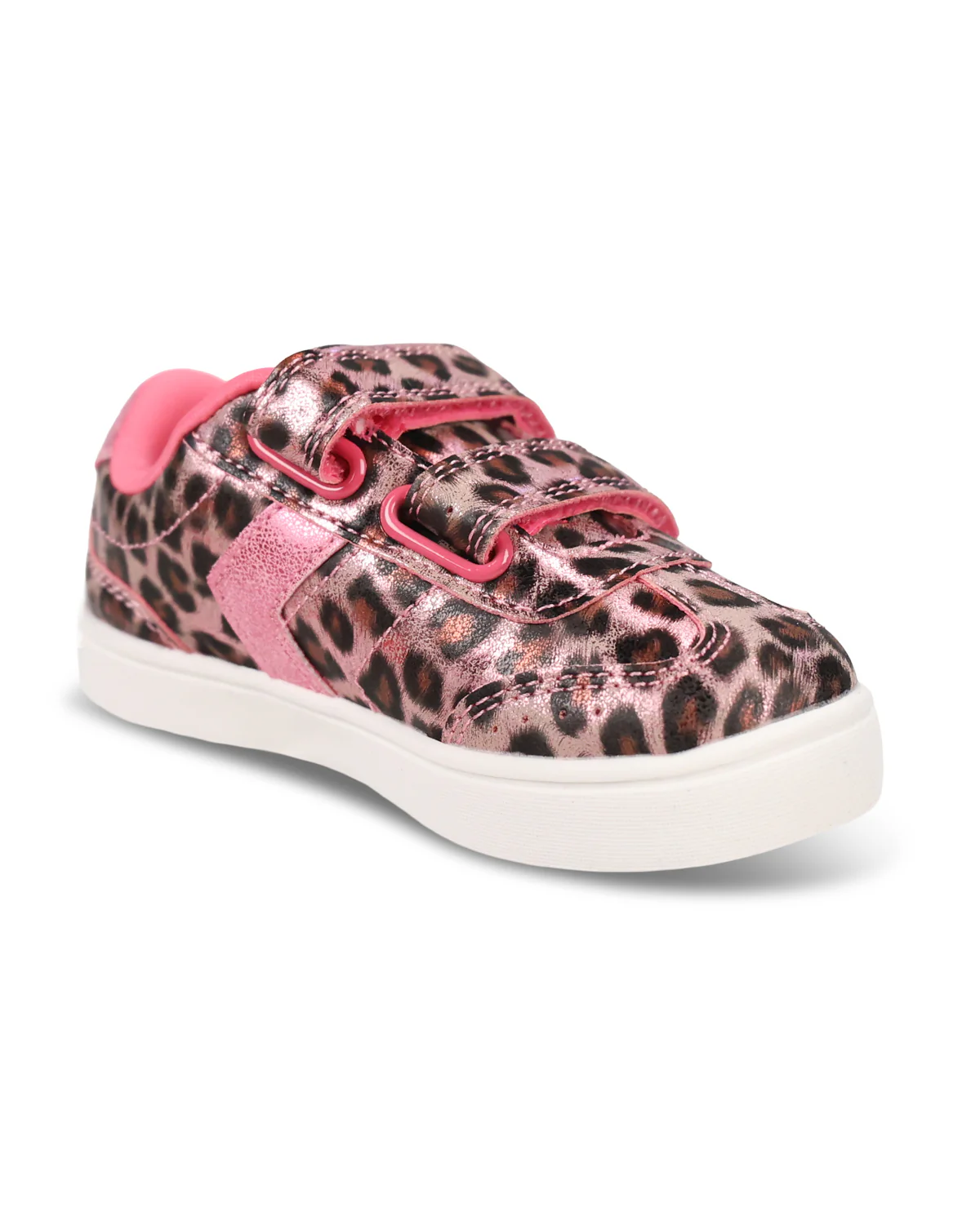 Dr Scholls Madi Play Kids Sport Shoe Leopard Pink - Image 3