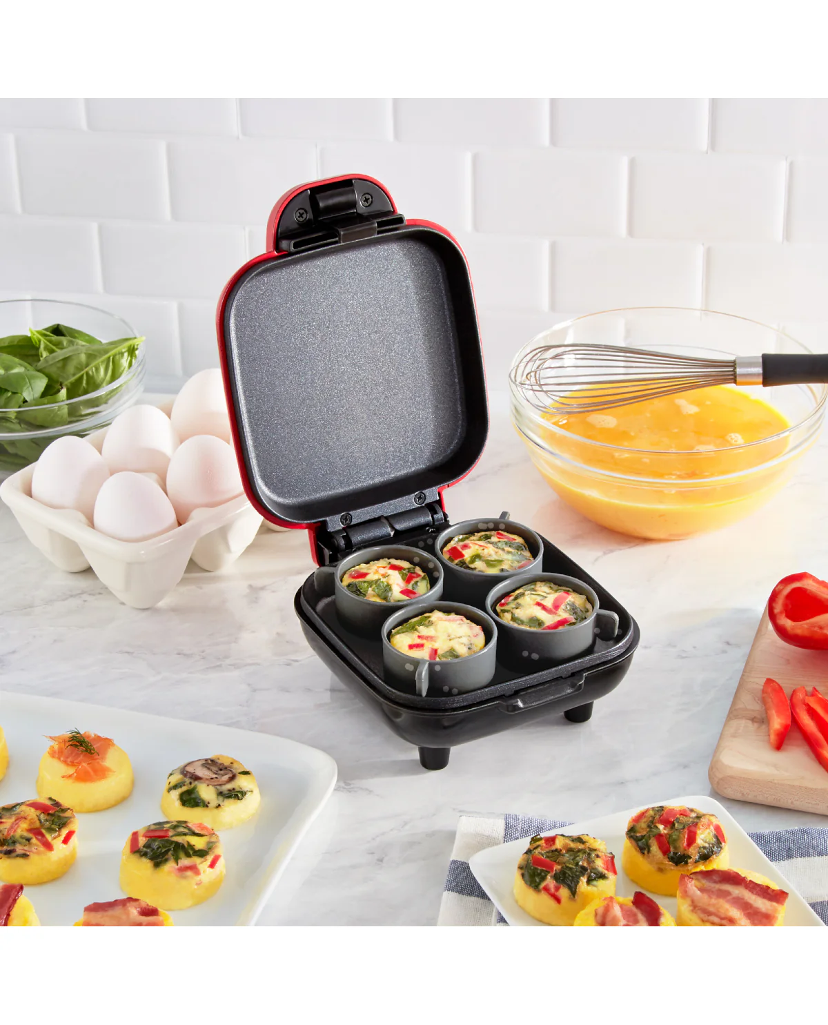 Egg Bite Maker - Red - Image 5