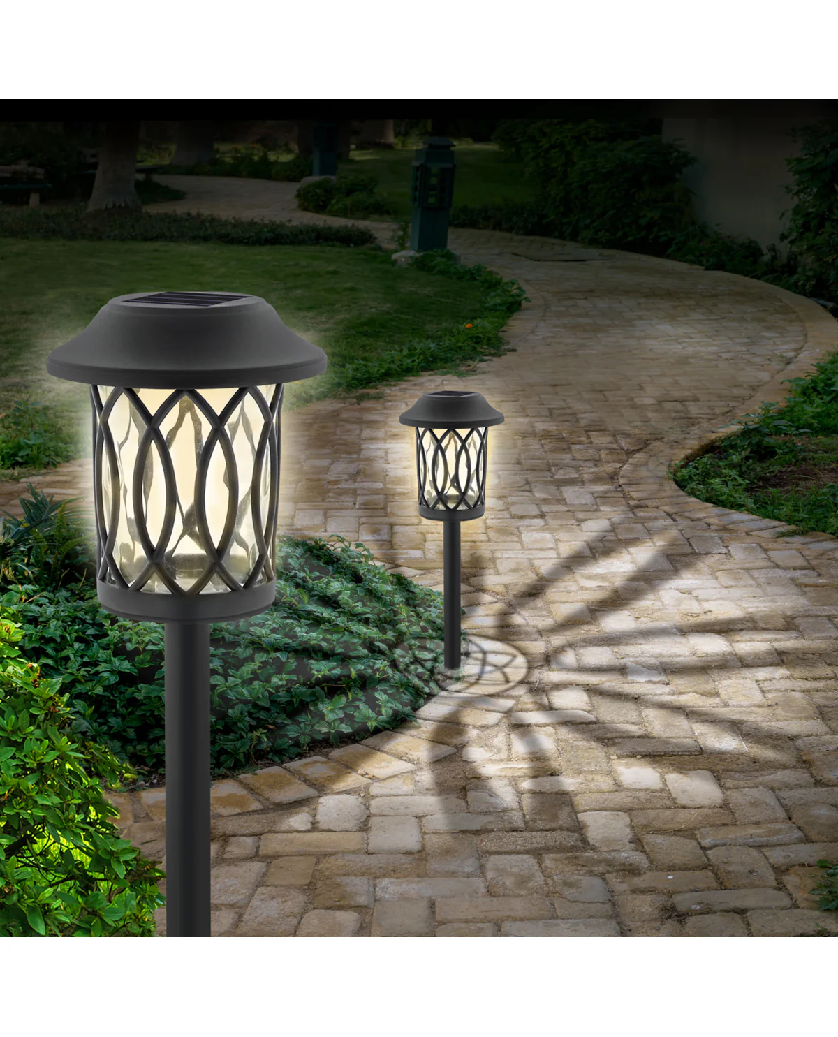 Elliptical Burst Solar Landscape Light - Image 2