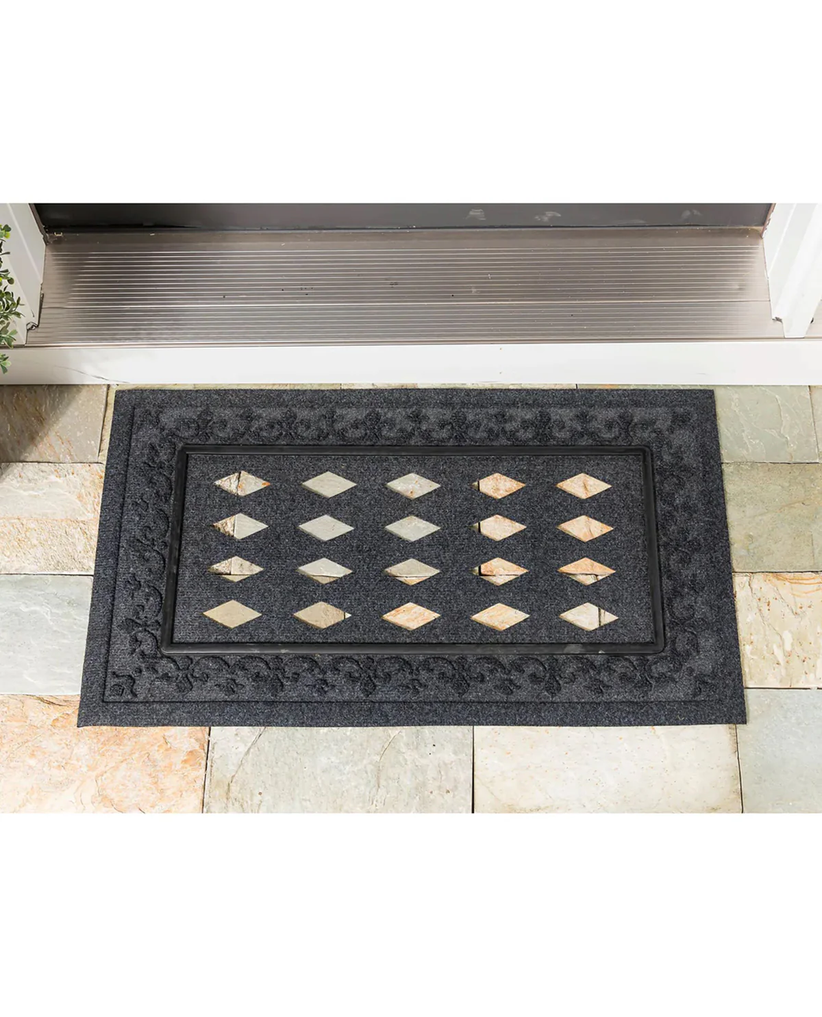 Evergreen Embossed Fleur de Lis Sass Tray - Image 2